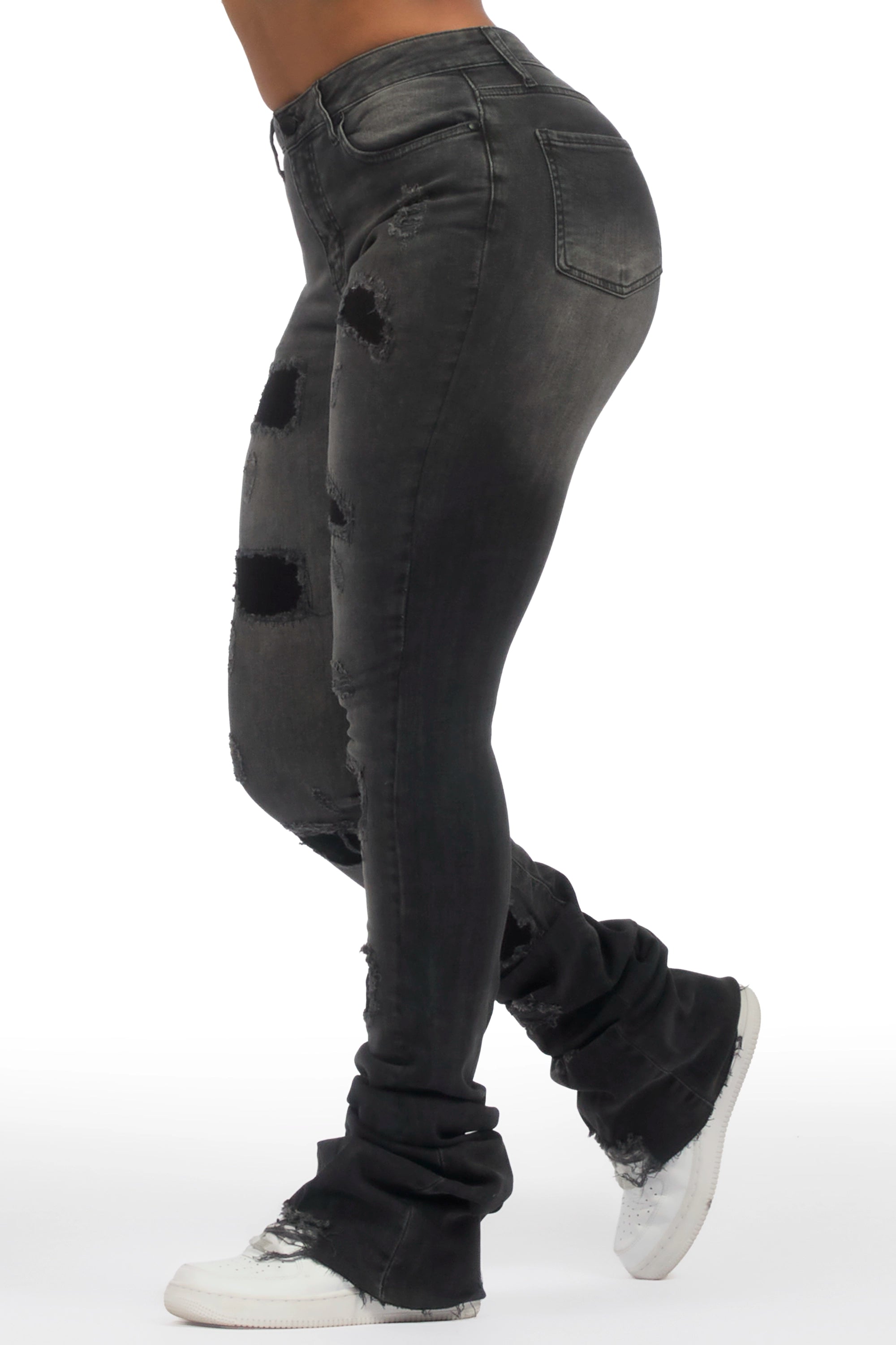 3457-remy-black-super-stacked-jean-3.jpg Remy Black Super Stacked Jean