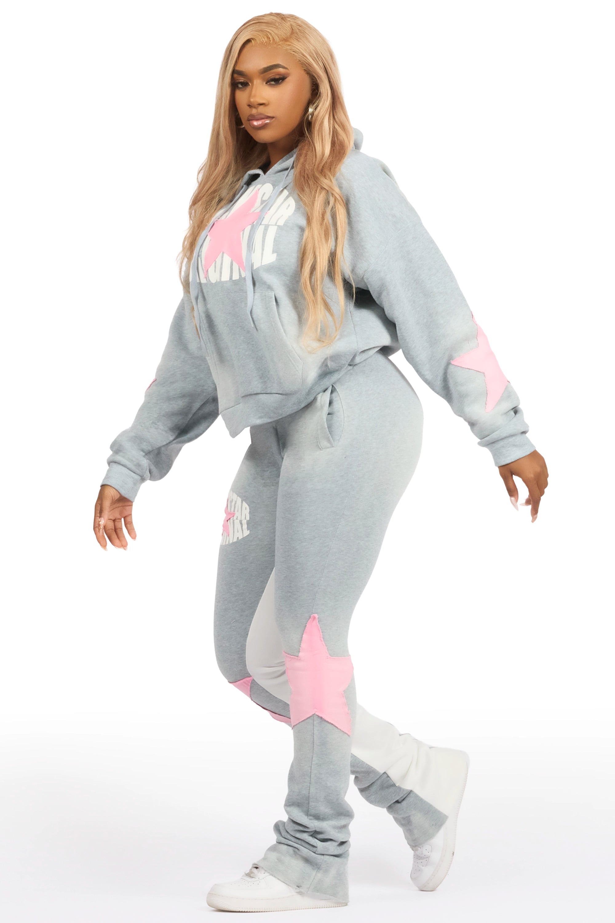 4009-kaliyah-heather-grey-super-stacked-trackset-5.jpg Kaliyah Heather Grey Super Stacked Trackset