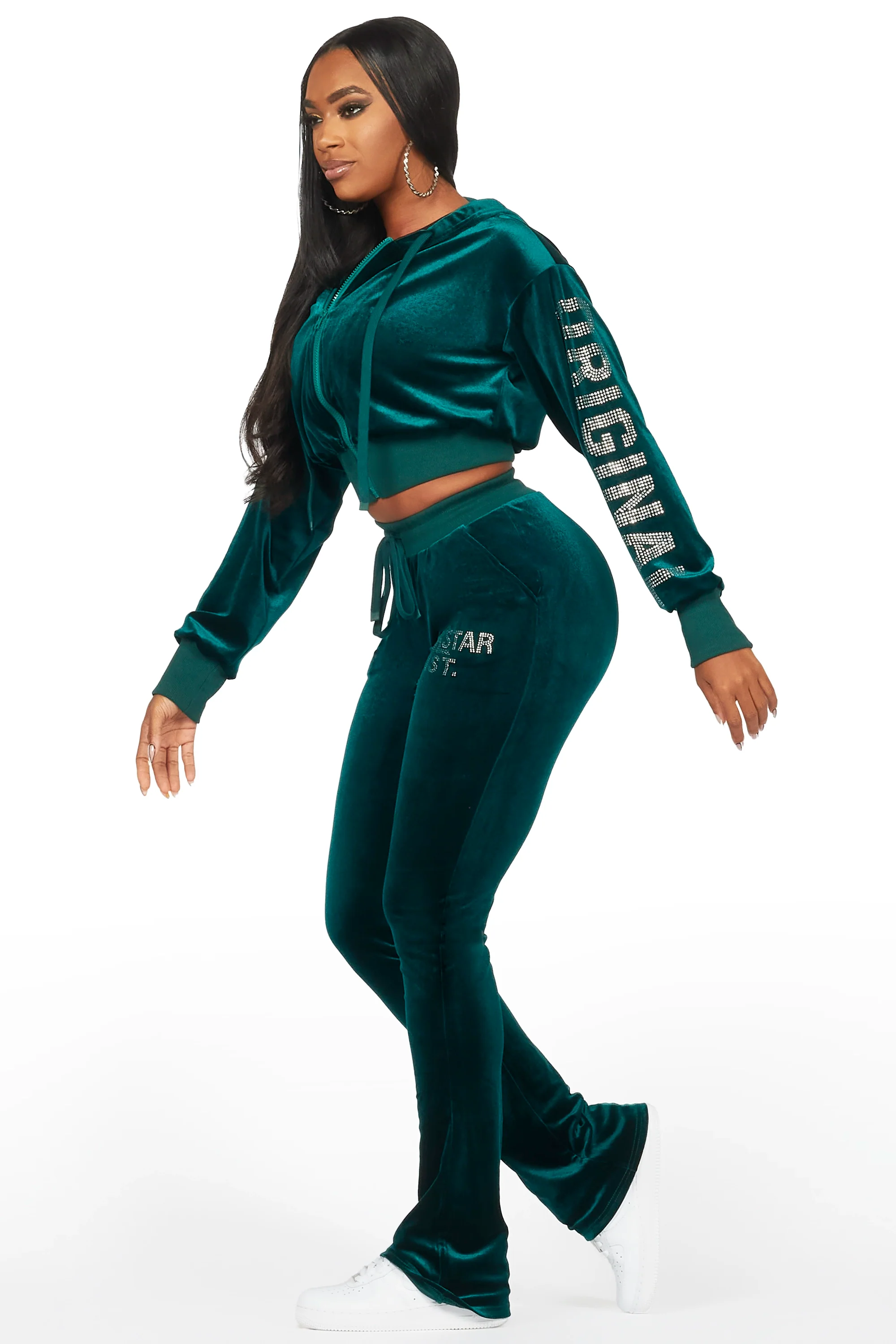 4485-shakura-green-stacked-rhinestone-velour-trackset-3.webp Shakura Green Stacked Rhinestone Velour Trackset