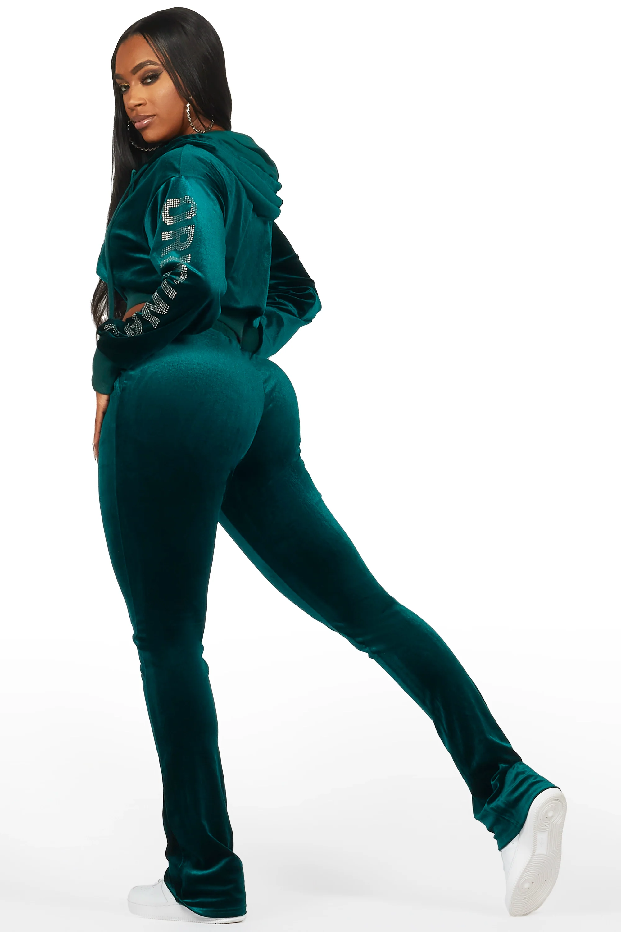 4485-shakura-green-stacked-rhinestone-velour-trackset-5.webp Shakura Green Stacked Rhinestone Velour Trackset