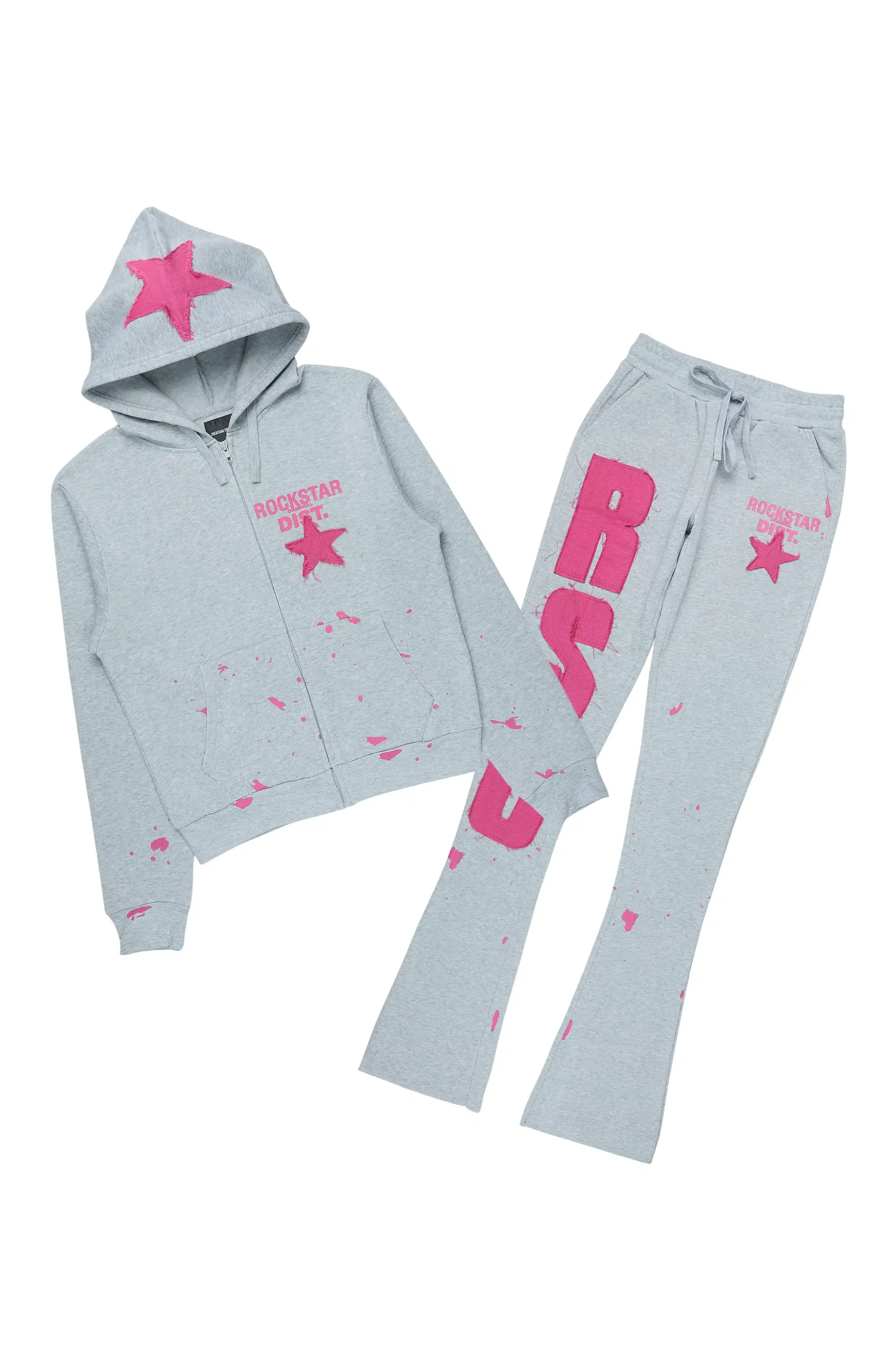 Shiniya Heather Grey Super Stacked Trackset