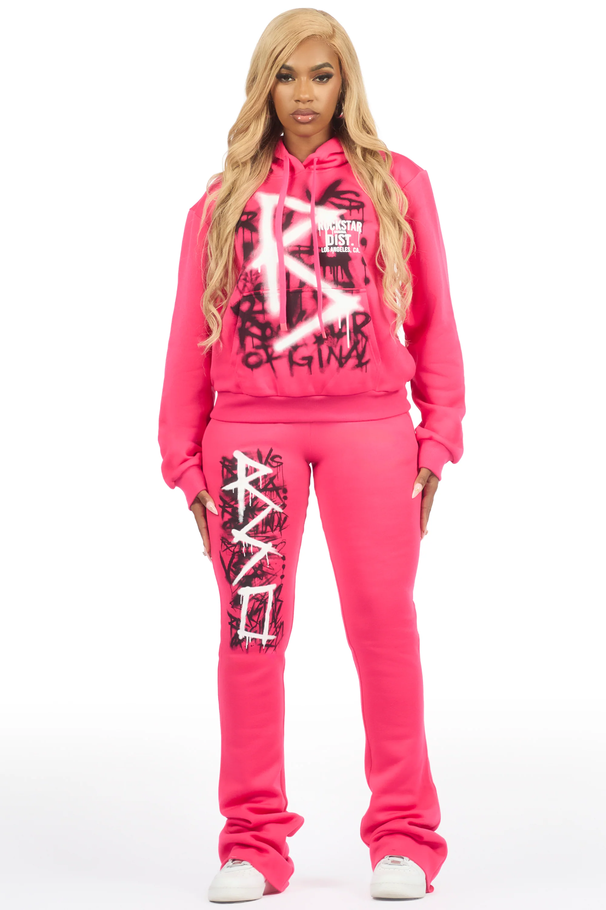 Tanesha Hot Pink Super Stacked Trackset
