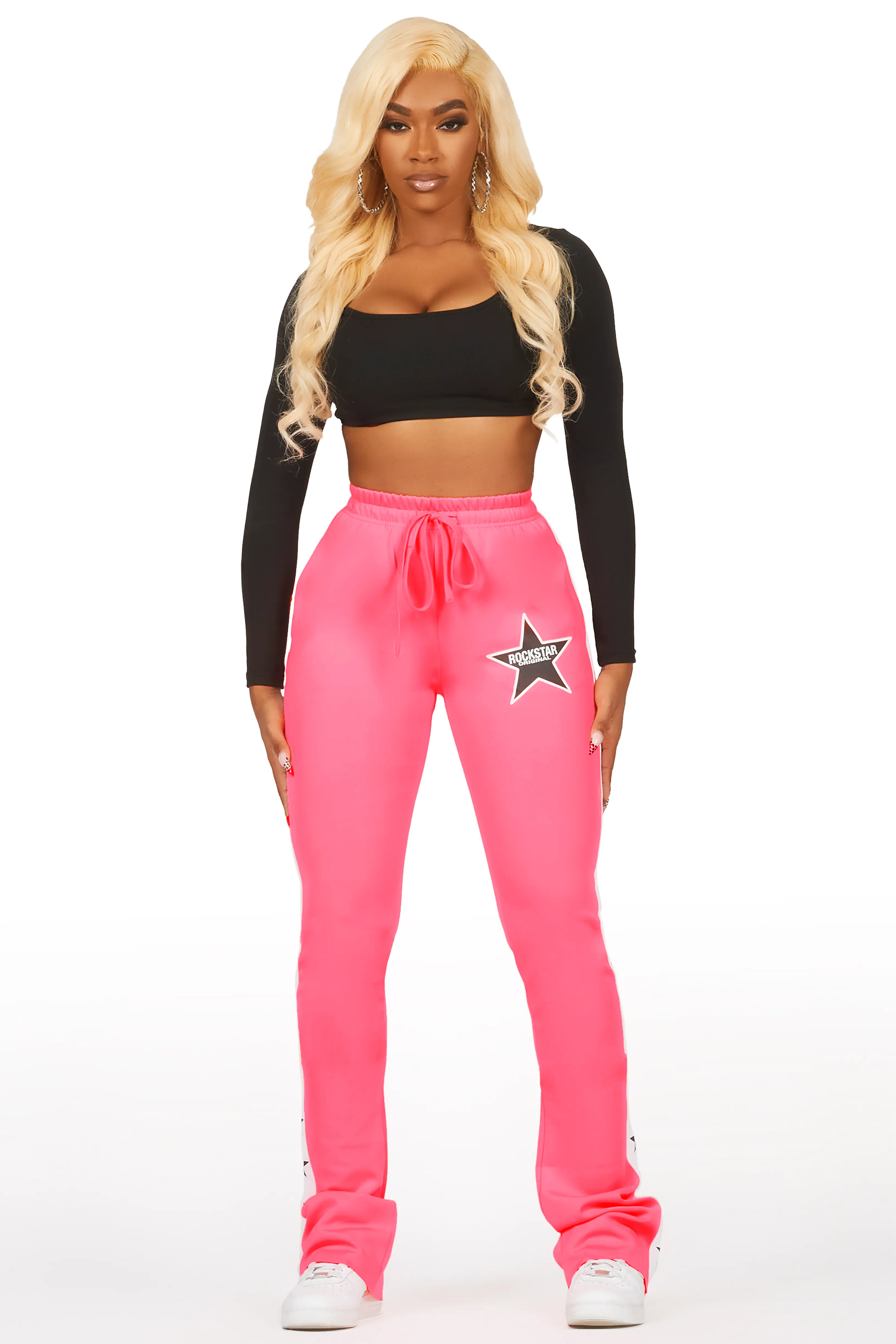 4753-kevona-neon-pink-super-stacked-track-pant-3.webp Kevona Neon Pink Super Stacked Track Pant