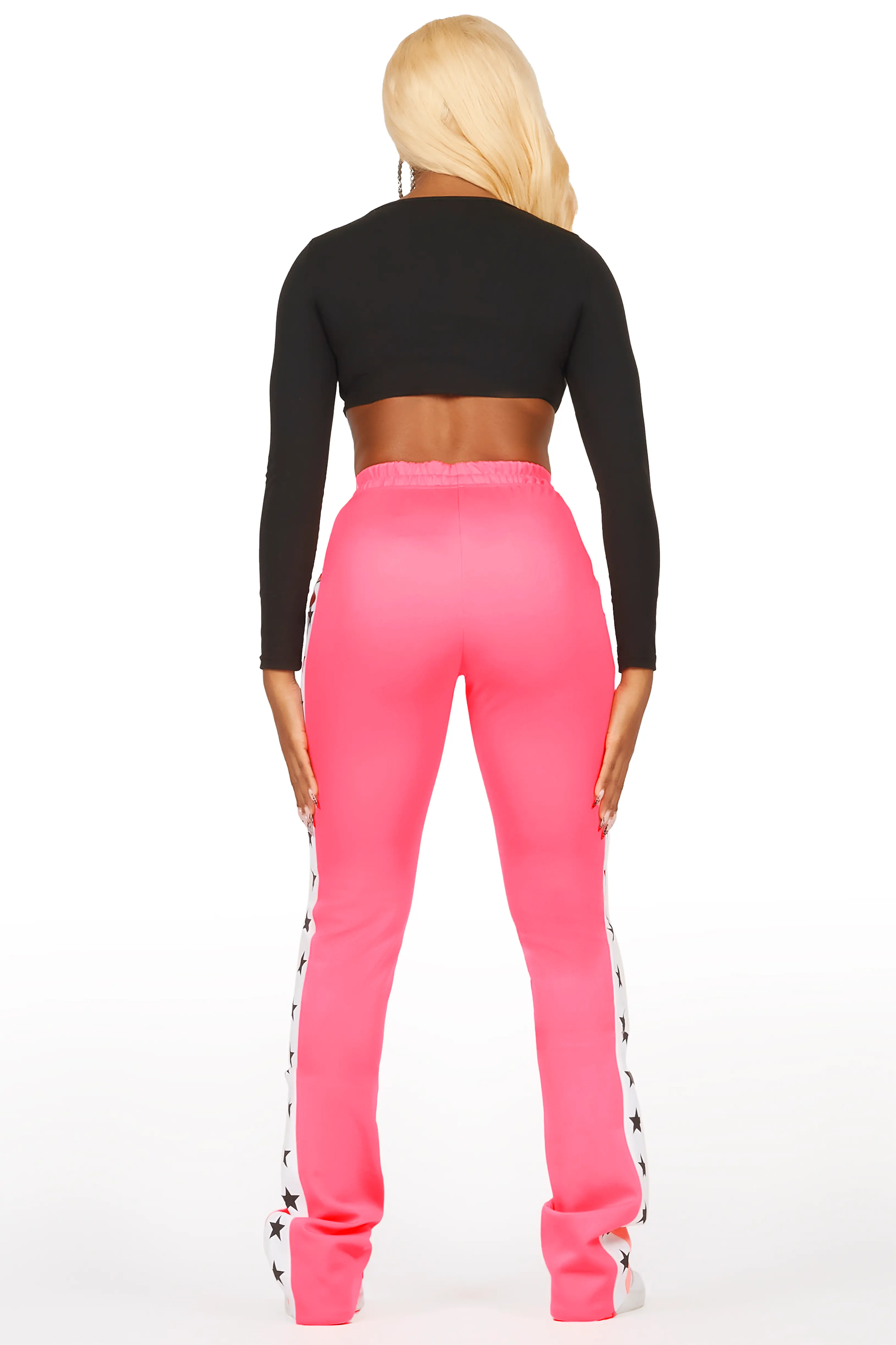 4753-kevona-neon-pink-super-stacked-track-pant-5.webp Kevona Neon Pink Super Stacked Track Pant