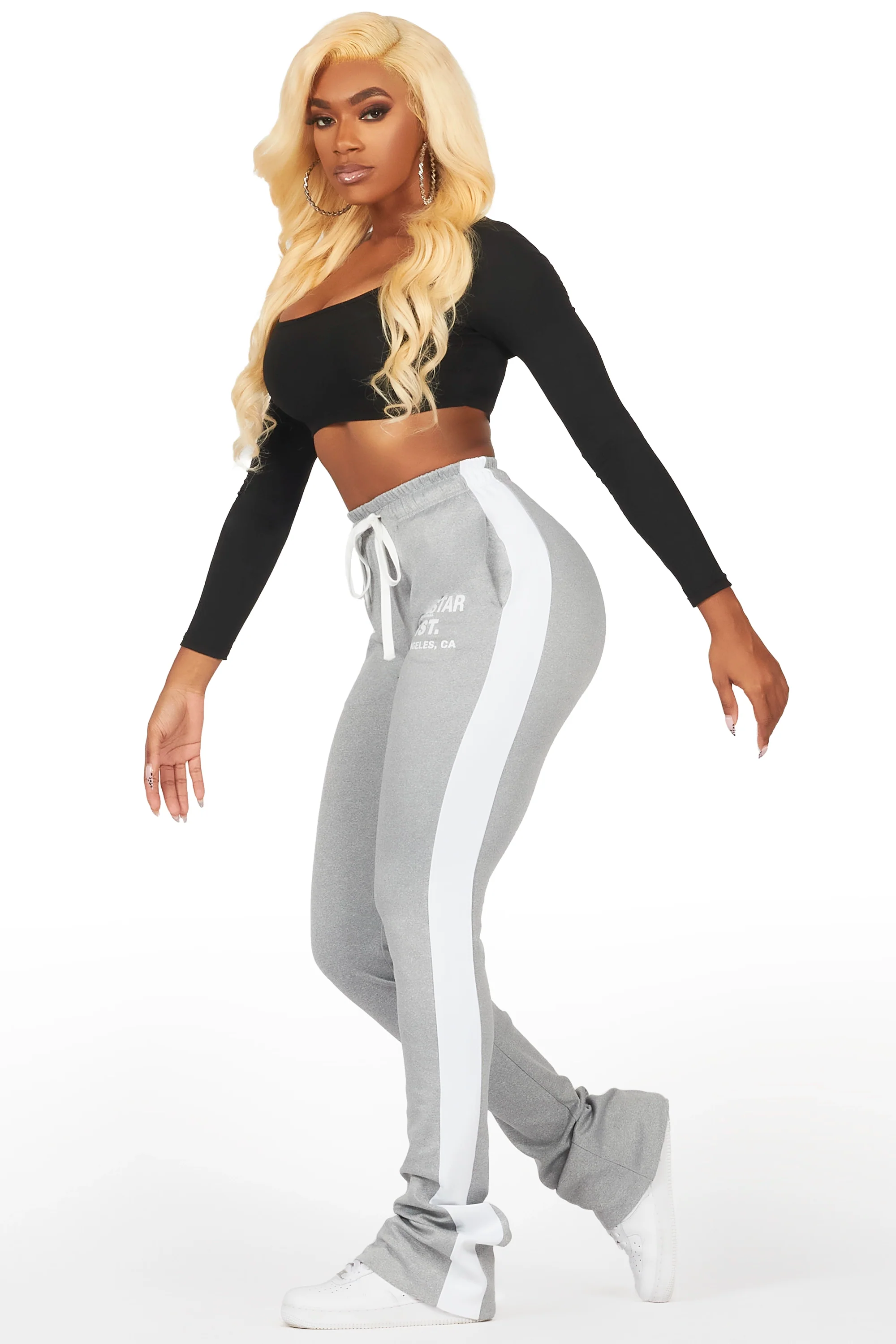 4805-savannah-heather-grey-super-stacked-track-pant-4.webp Savannah Heather Grey Super Stacked Track Pant