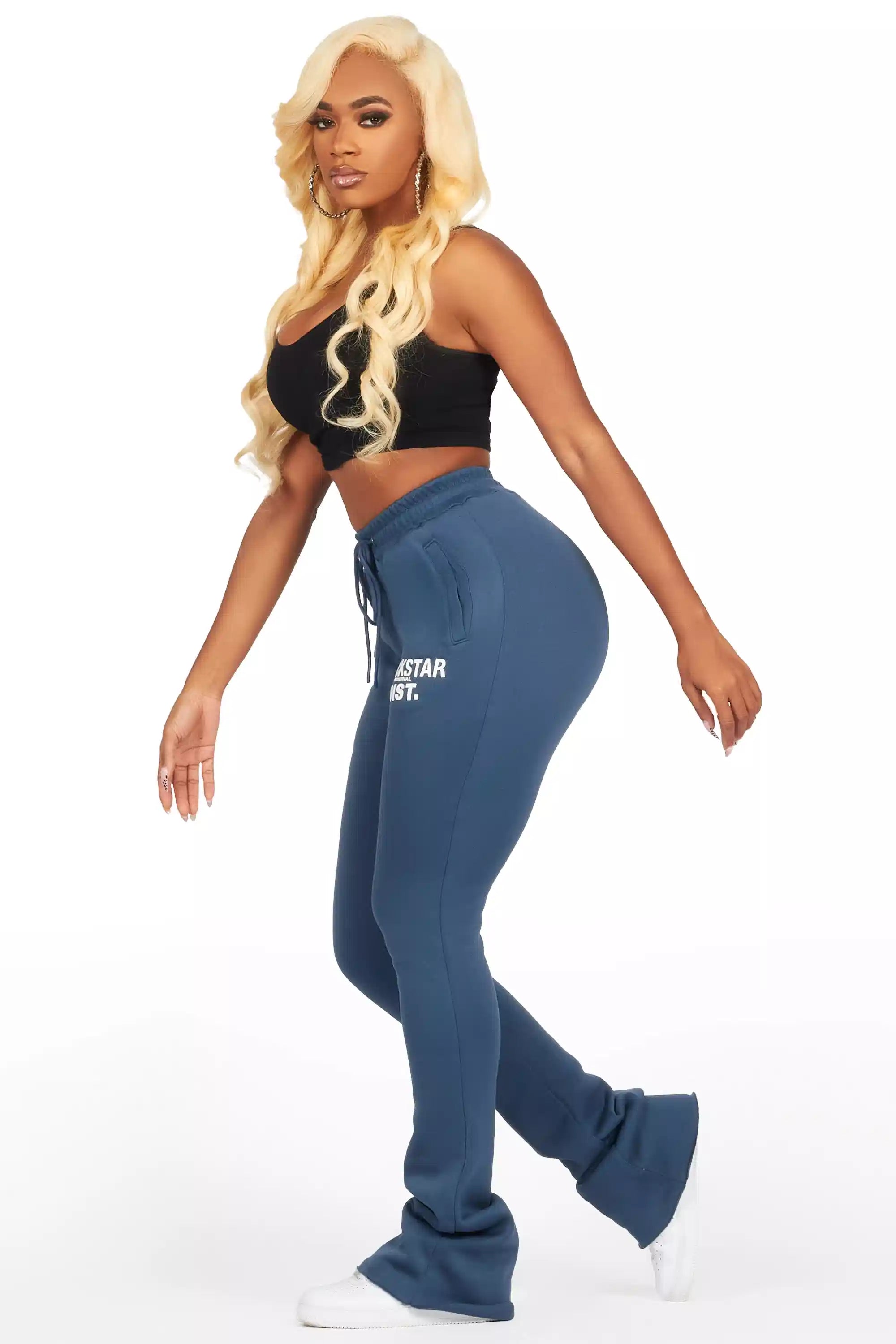 4821-juliana-navy-super-stacked-track-pant-4.jpg Juliana Navy Super Stacked Track Pant