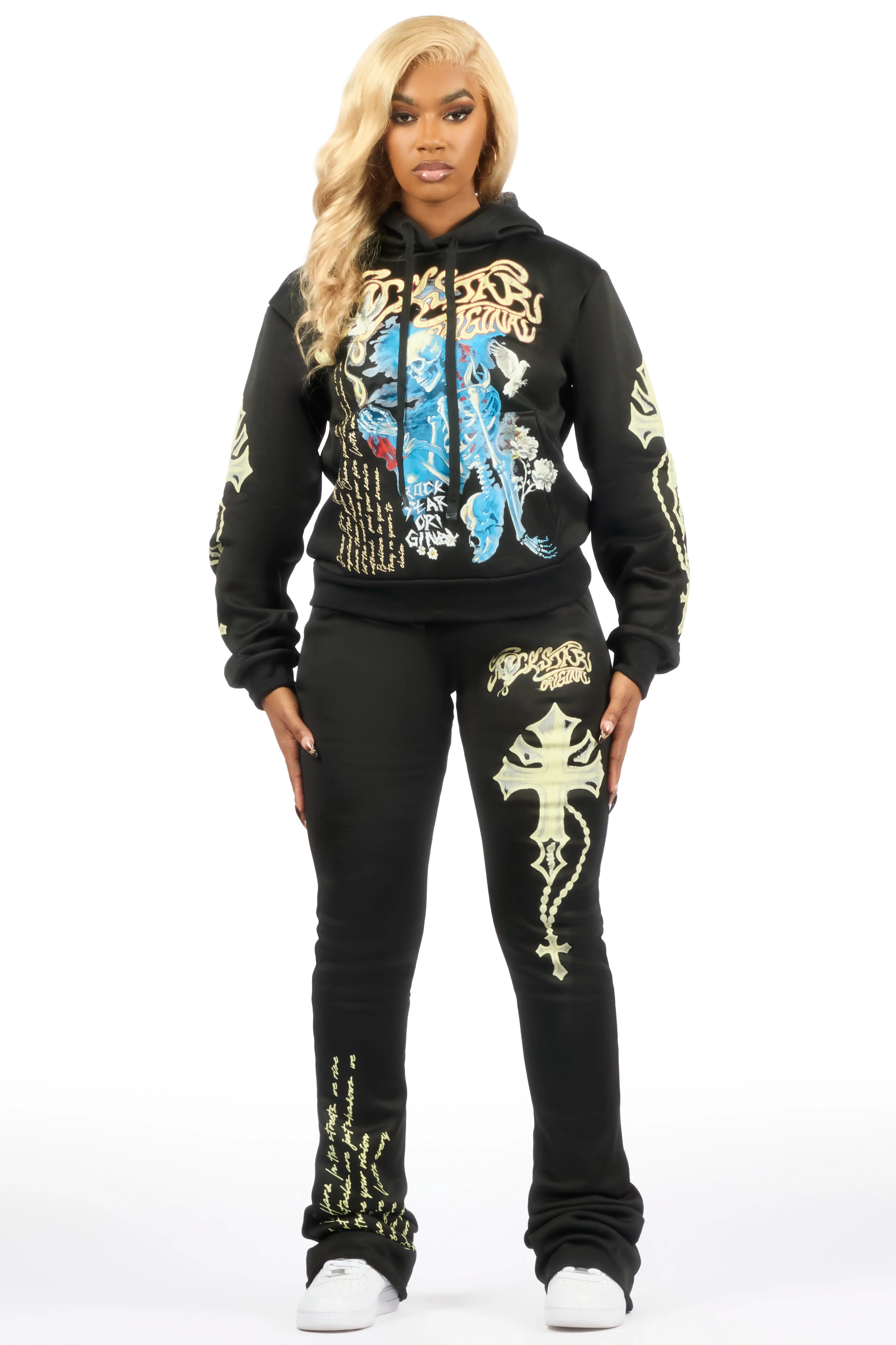 Chapelle Black Super Stacked Trackset