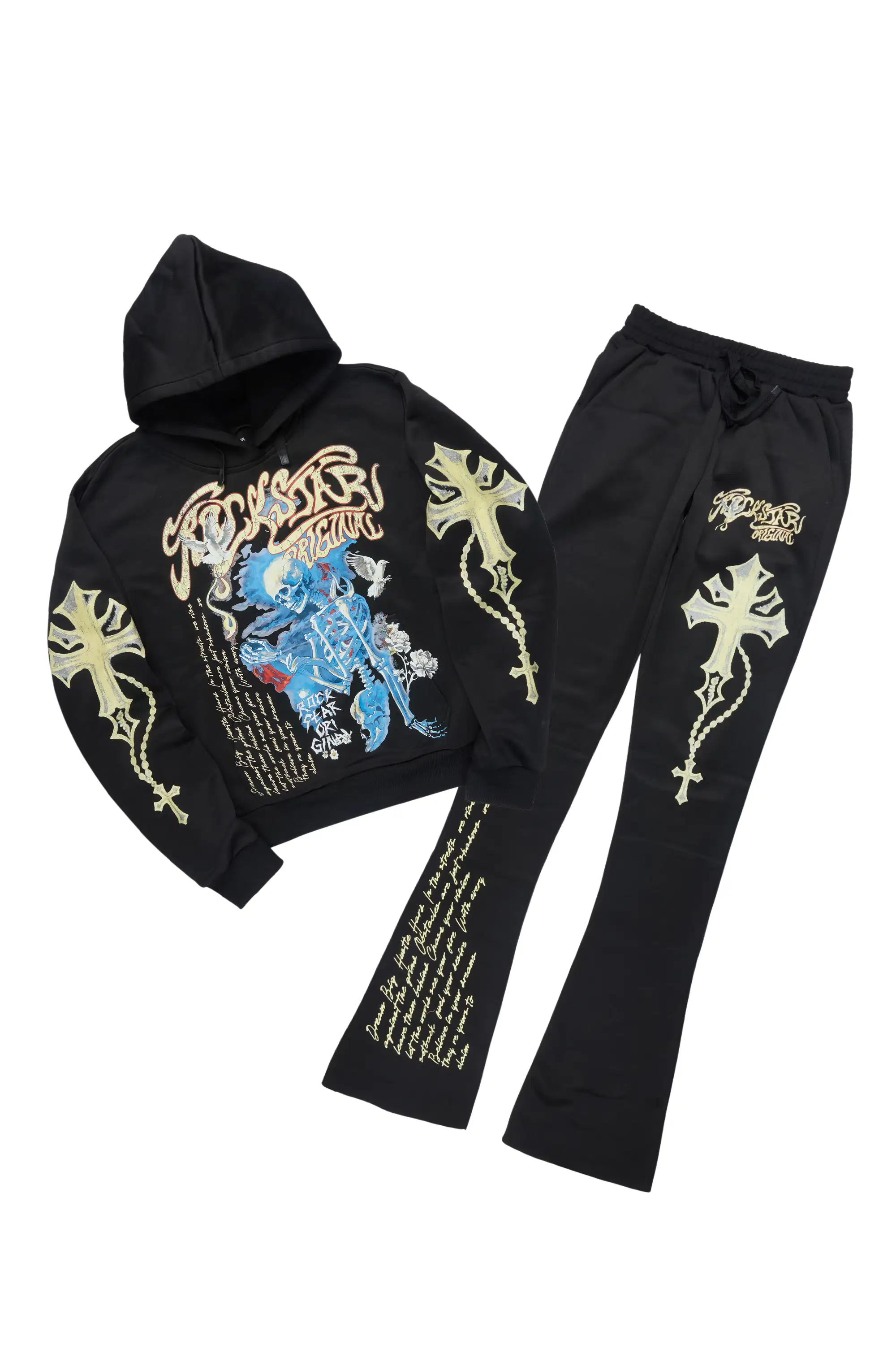Chapelle Black Super Stacked Trackset