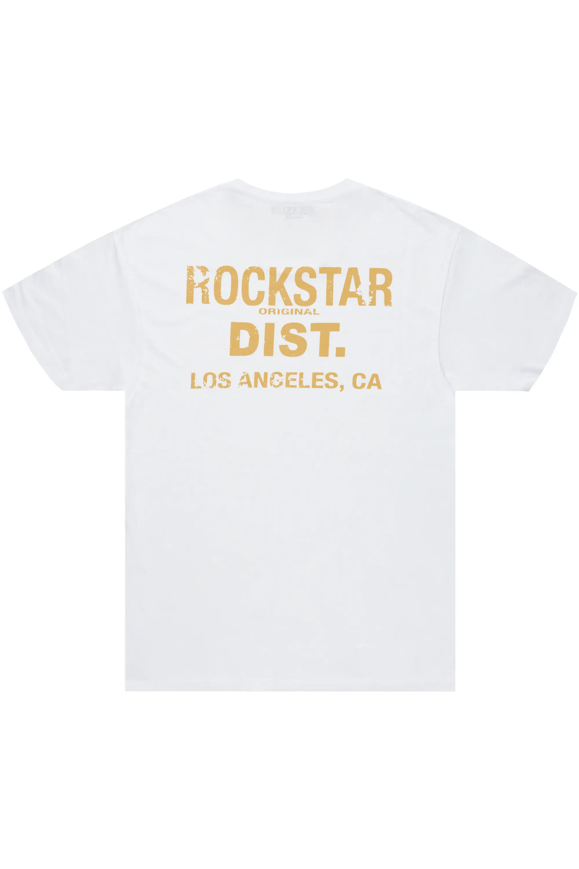 Dalasia White/Beige Oversized Tee