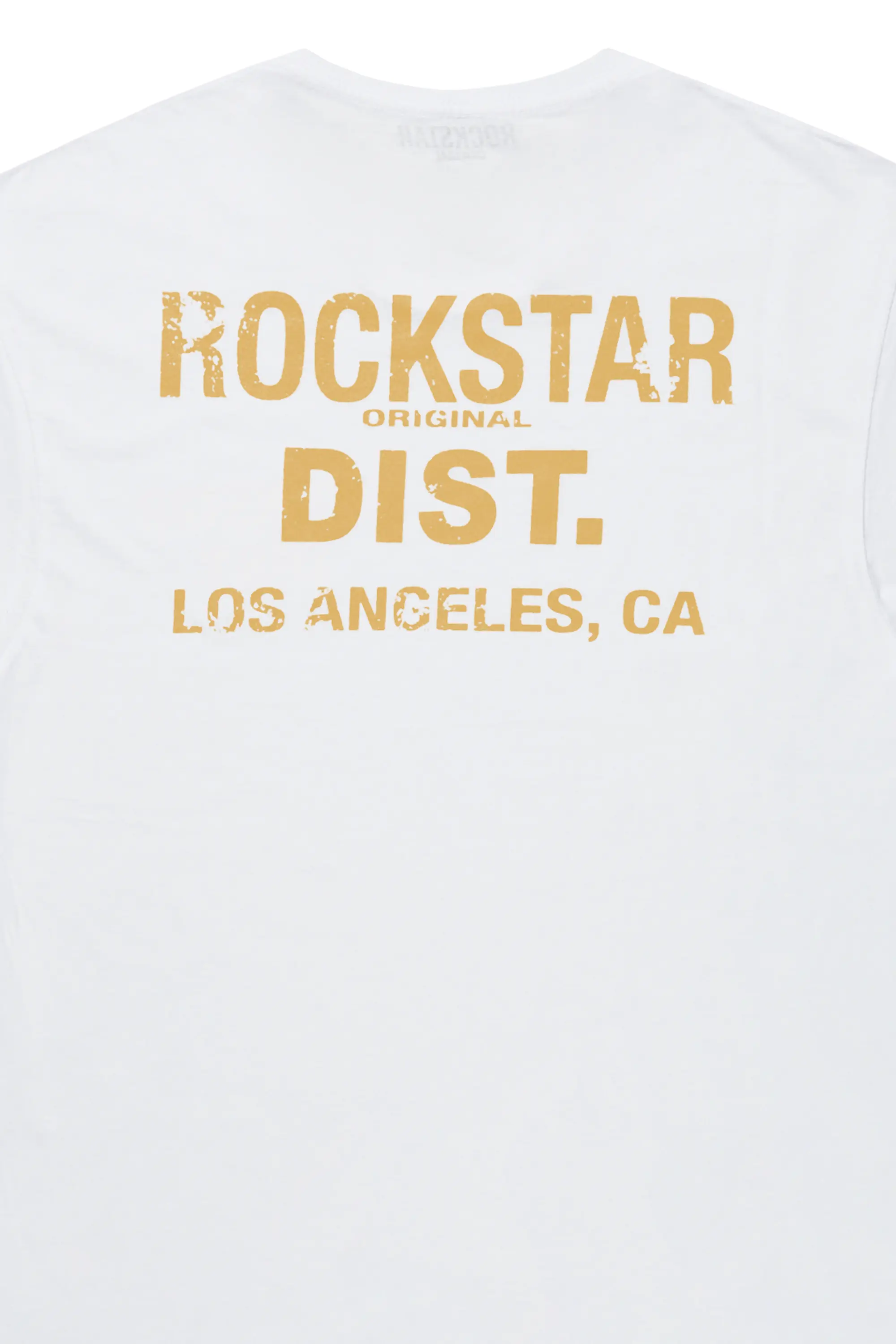 Dalasia White/Beige Oversized Tee