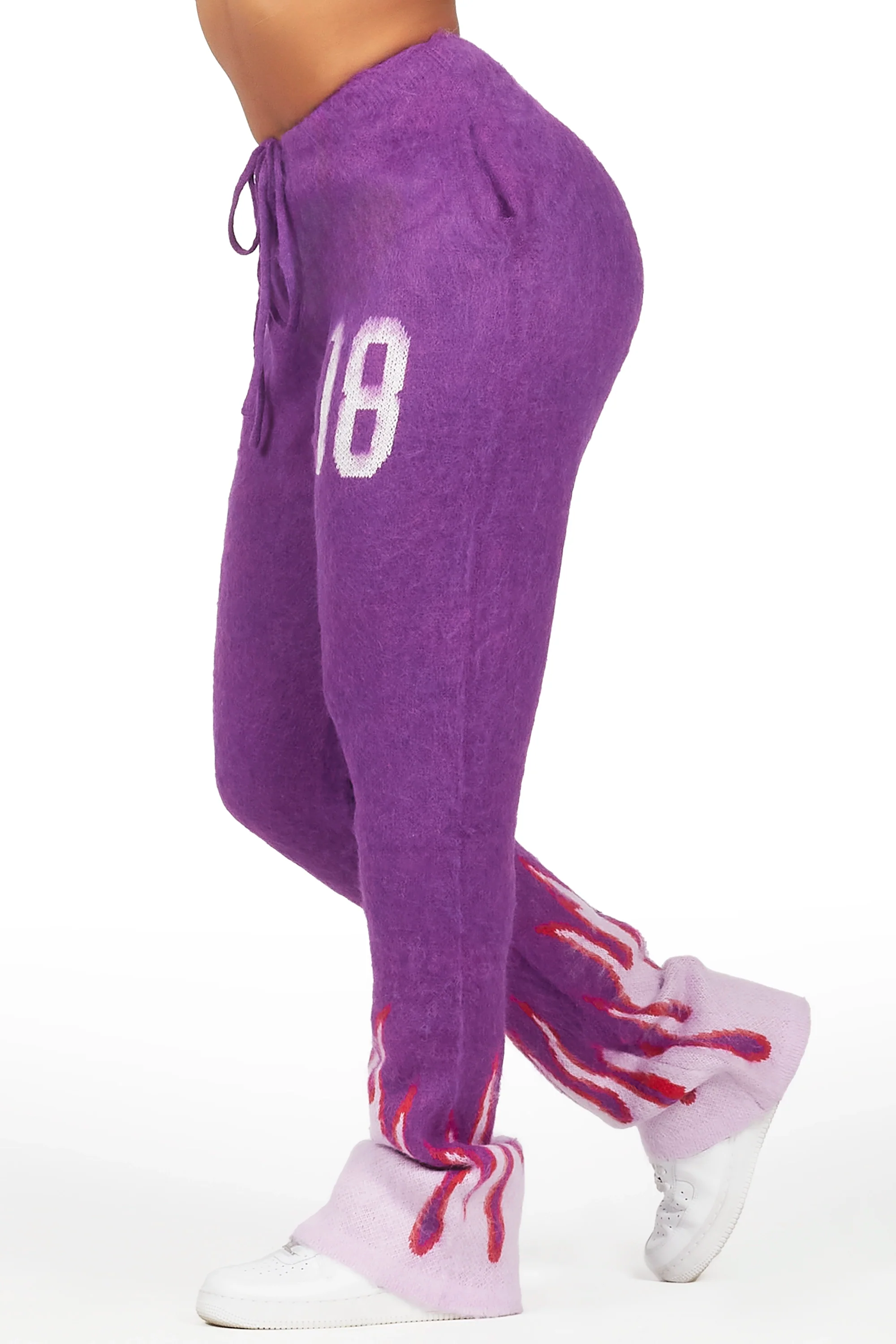 5345-della-purple-mohair-stacked-track-pant-3.webp Della Purple Mohair Stacked Track Pant