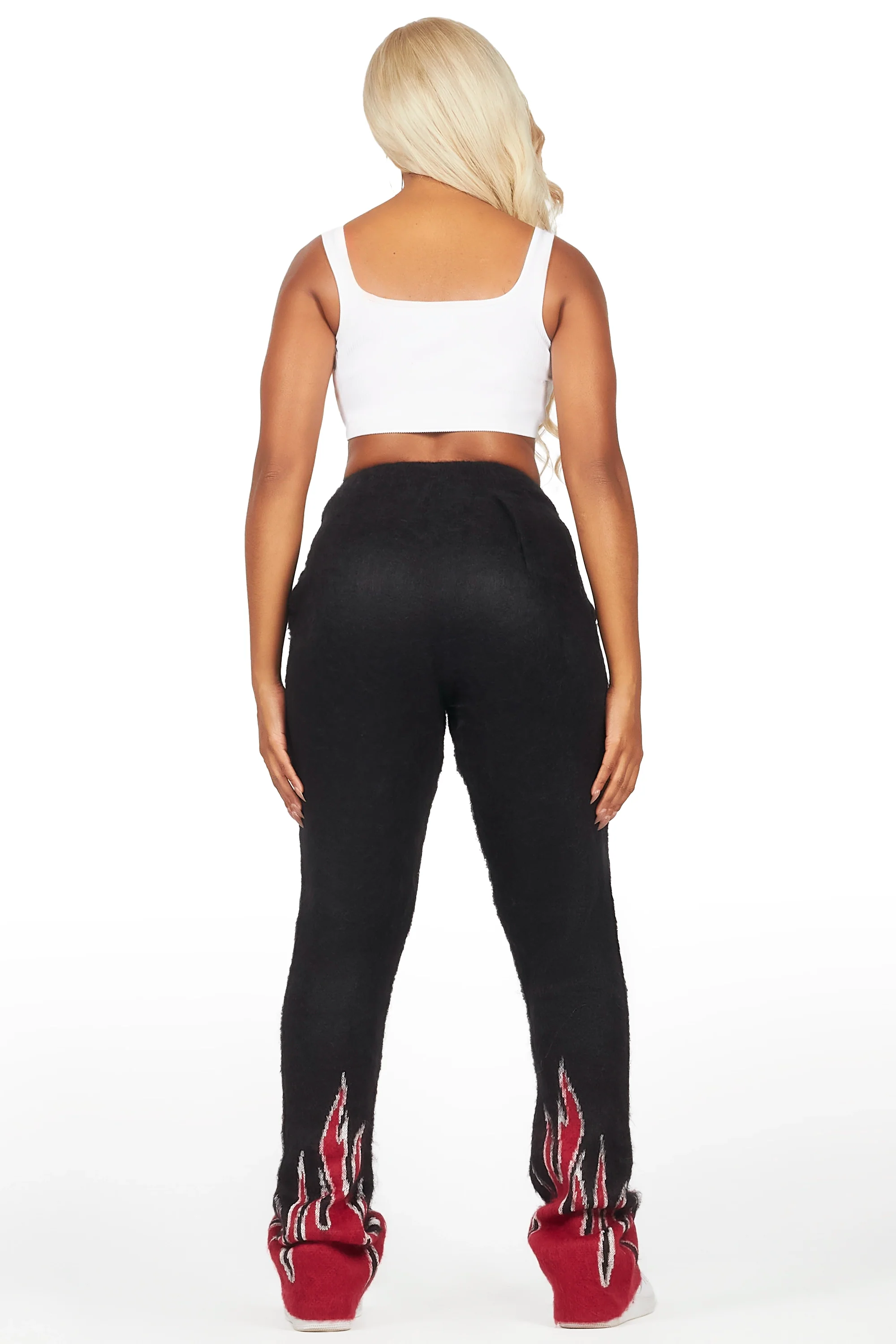 5353-della-black-mohair-stacked-track-pant-5.webp Della Black Mohair Stacked Track Pant