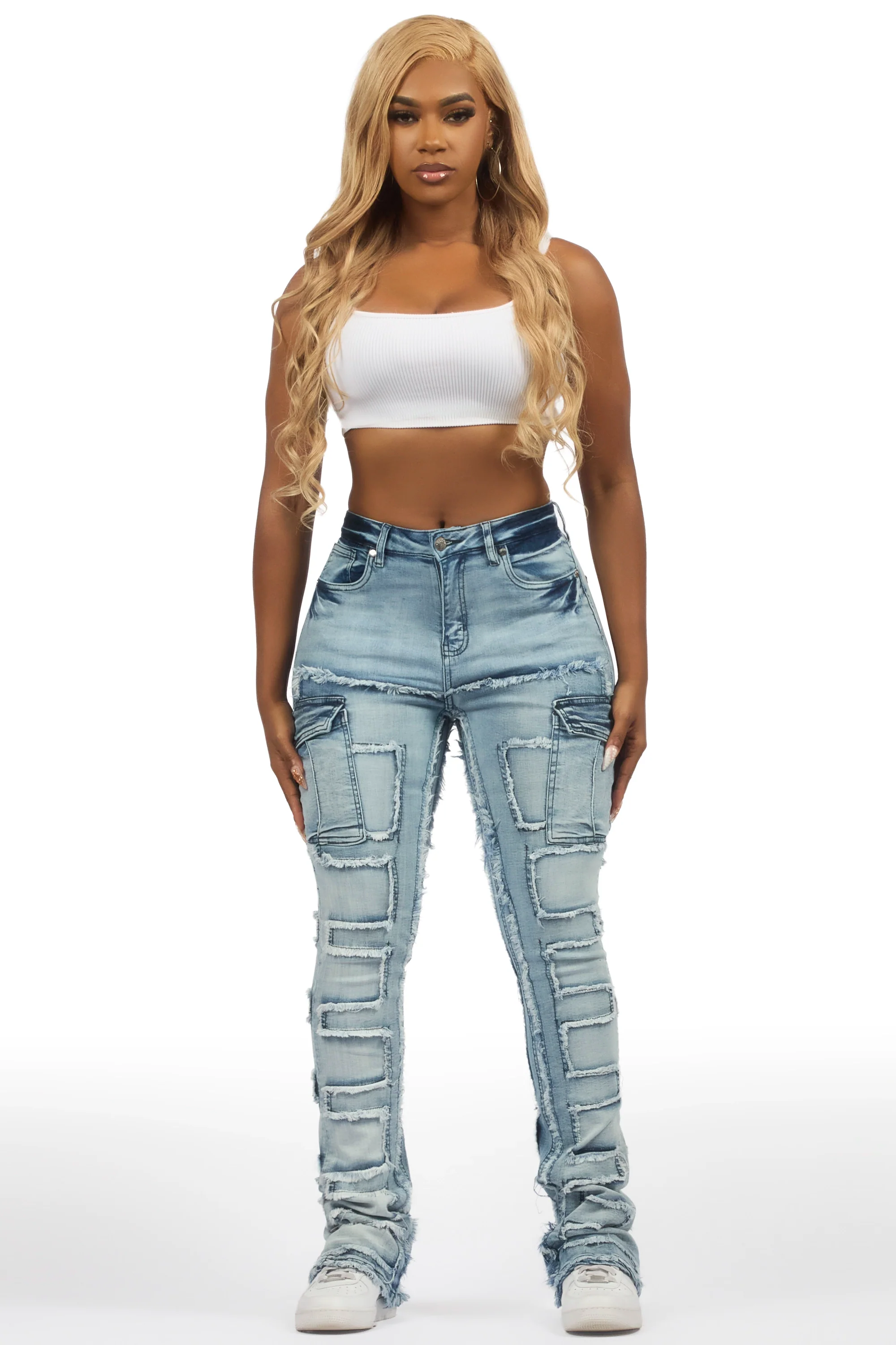 5480-ramia-med-wash-stacked-flare-jean-4.webp Ramia Med. Wash Stacked Flare Jean