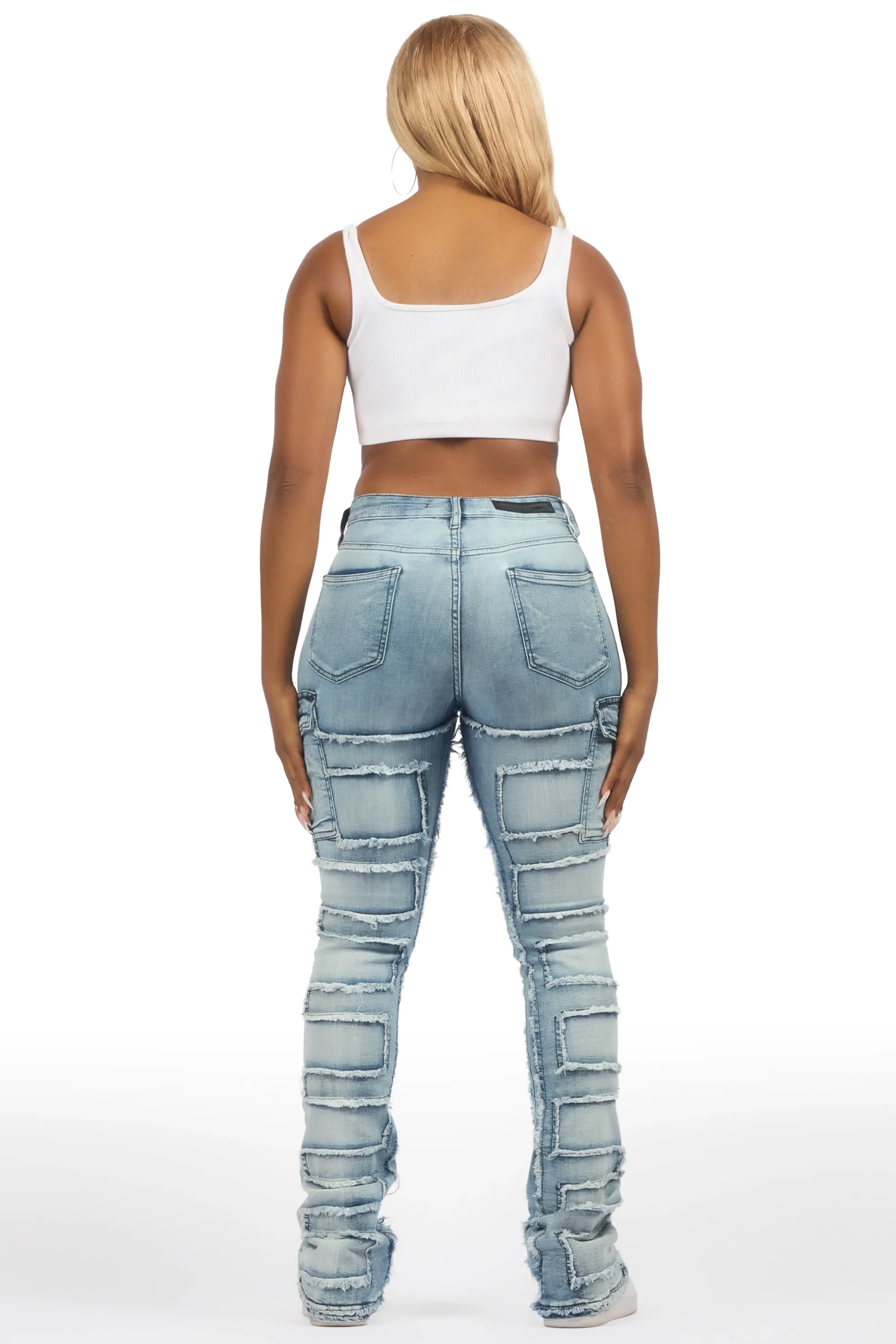 5480-ramia-med-wash-stacked-flare-jean-6.webp Ramia Med. Wash Stacked Flare Jean
