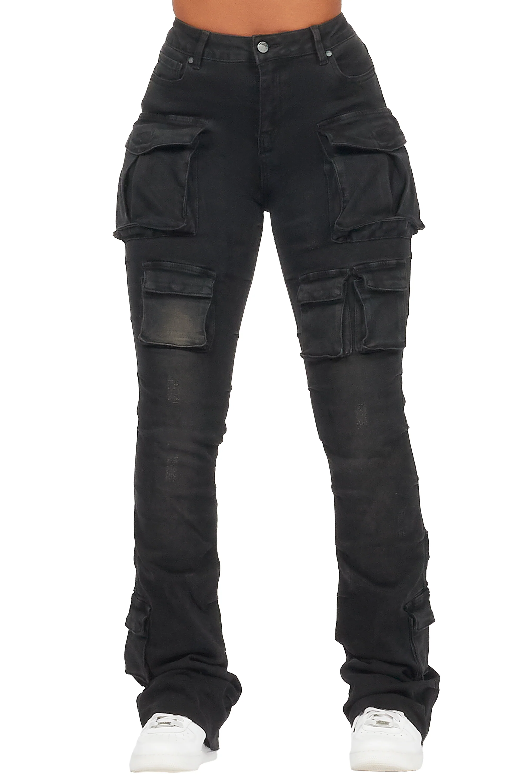 5514-chabria-black-stacked-flare-jean-7.webp Chabria Black Stacked Flare Jean
