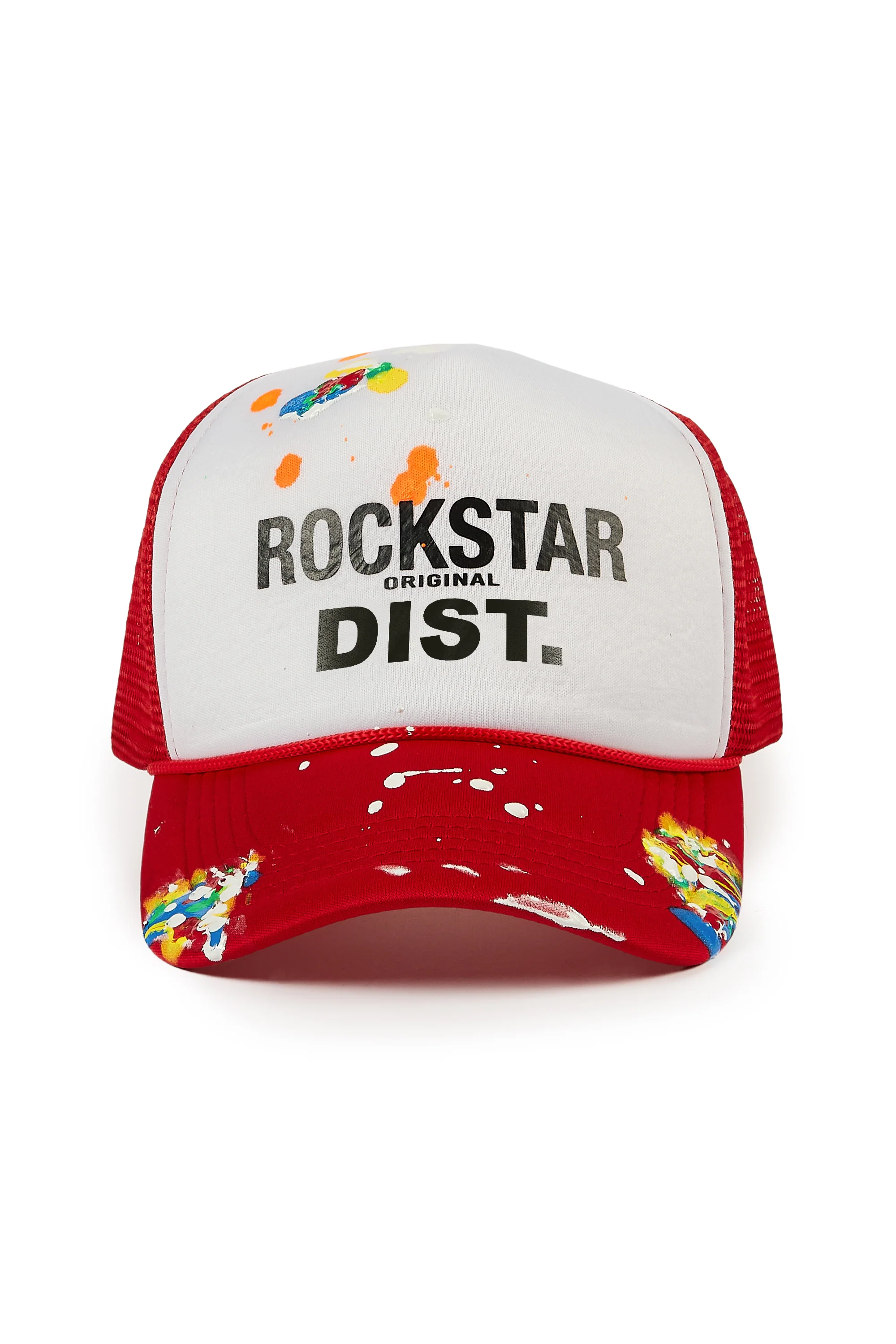 Boys Neptune White/Red Trucker Hat