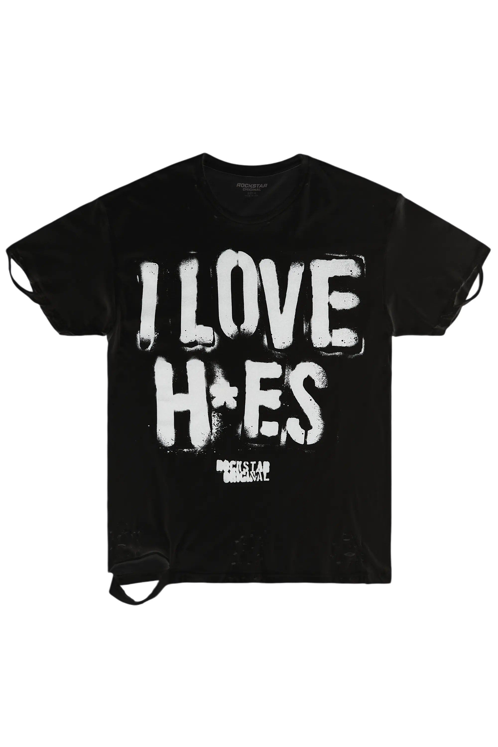 Tanasya Black Oversized T-Shirt