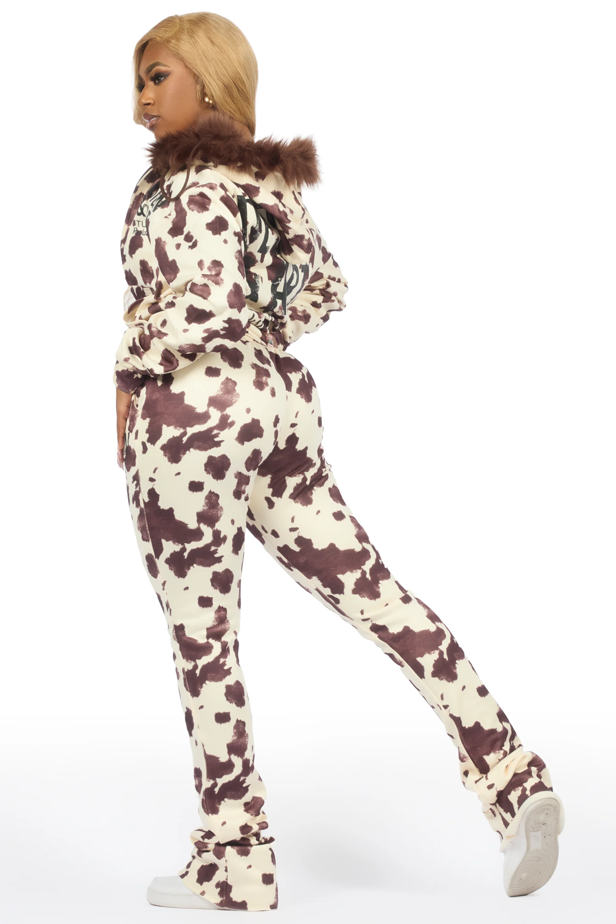 6429-benita-cow-print-super-stacked-trackset-4.webp Benita Cow Print Super Stacked Trackset