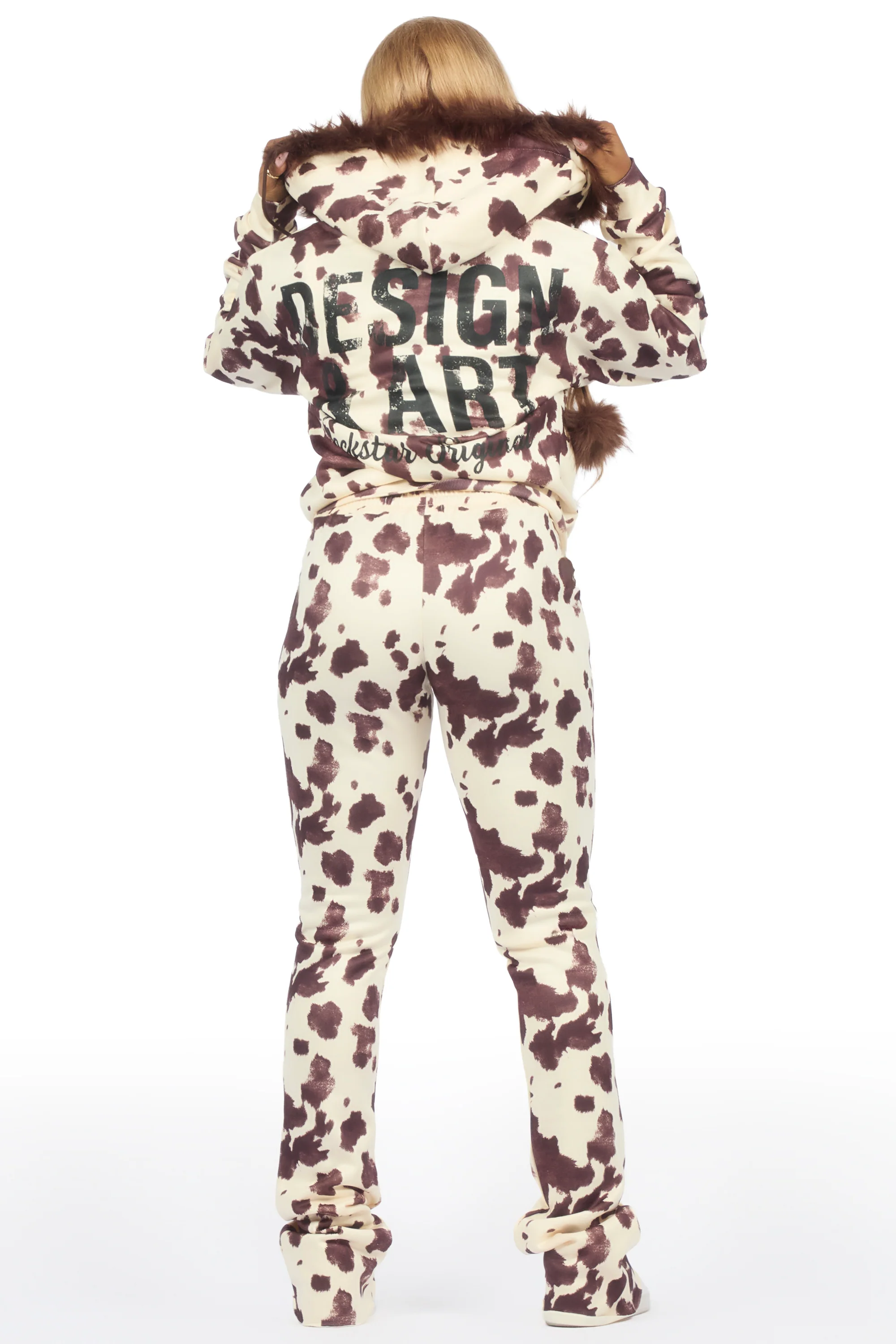 6429-benita-cow-print-super-stacked-trackset-5.webp Benita Cow Print Super Stacked Trackset