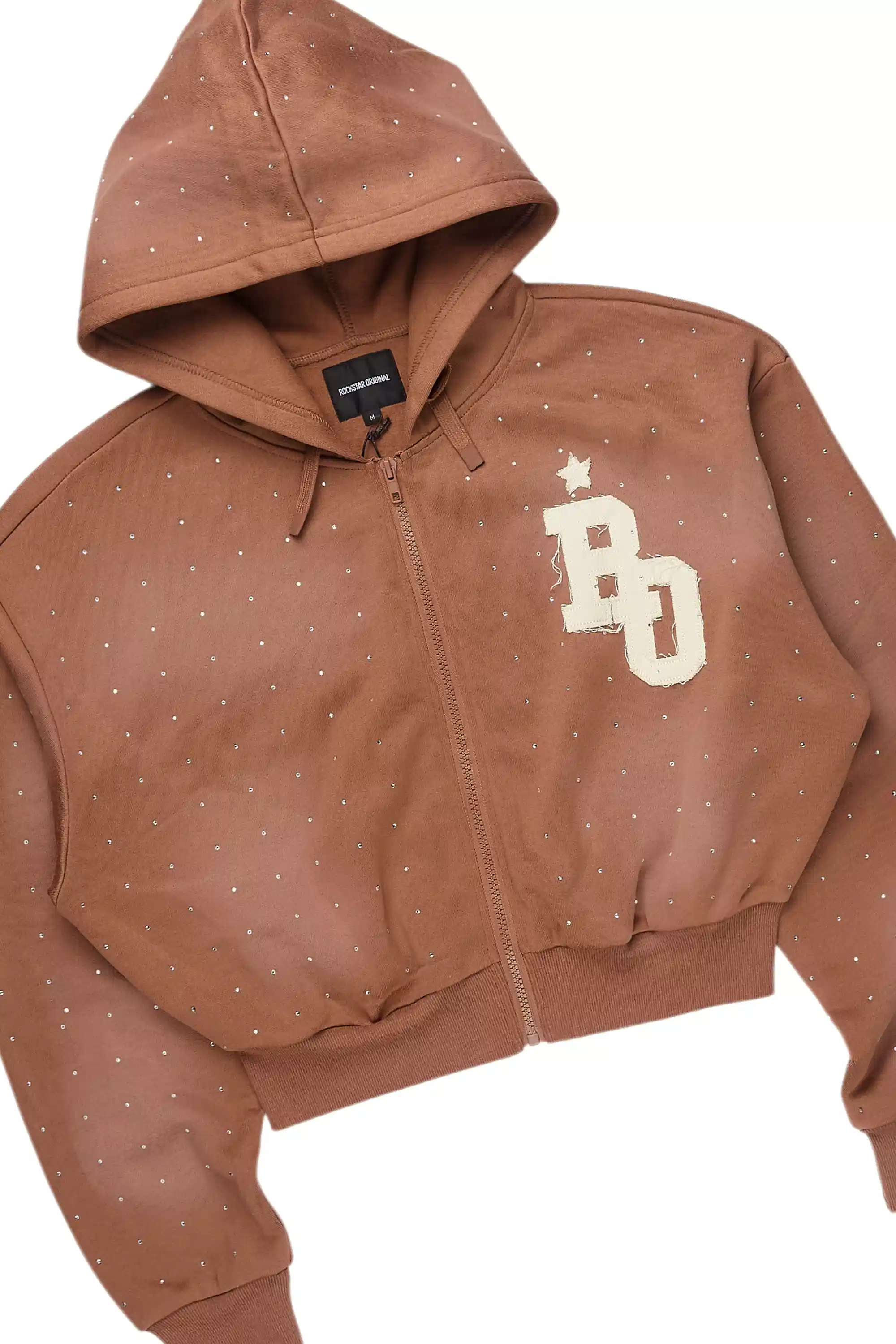 6519-tyona-mocha-rhinestone-stacked-flare-track-set-3.webp Tyona Mocha Rhinestone Stacked Flare Track Set