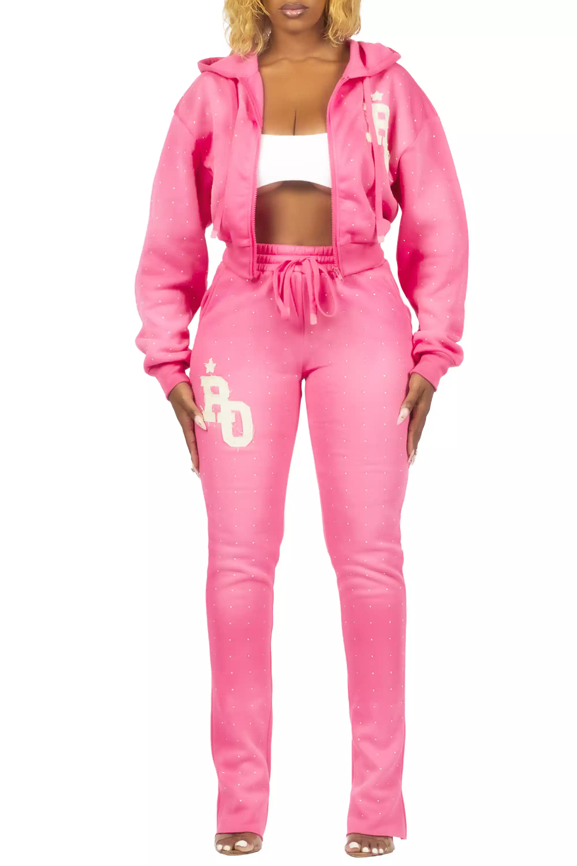 6526-tyona-pink-rhinestone-stacked-flare-track-set-9.webp Tyona Pink Rhinestone Stacked Flare Track Set