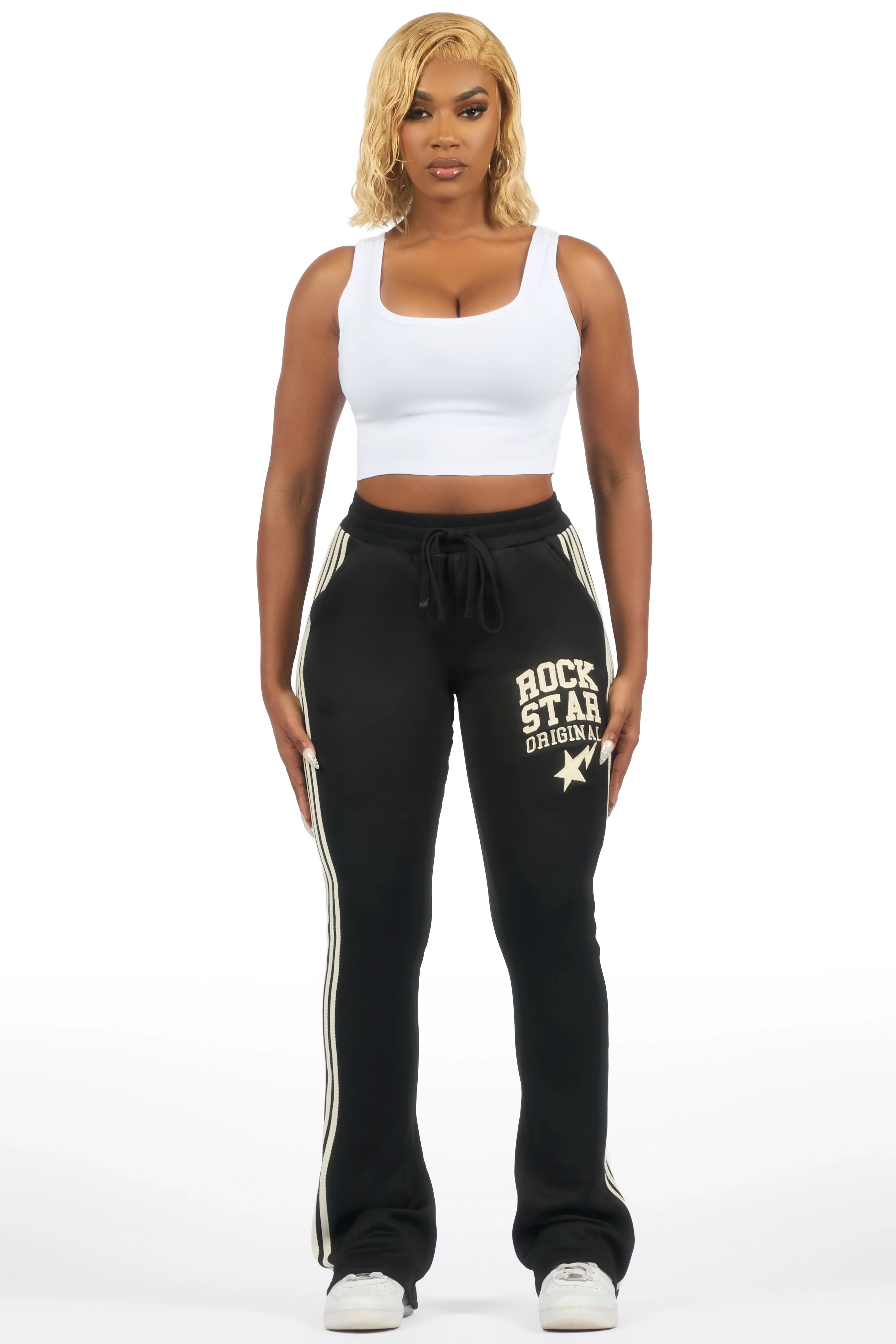 6624-briana-black-stacked-track-pant-3.webp Briana Black Stacked Track Pant