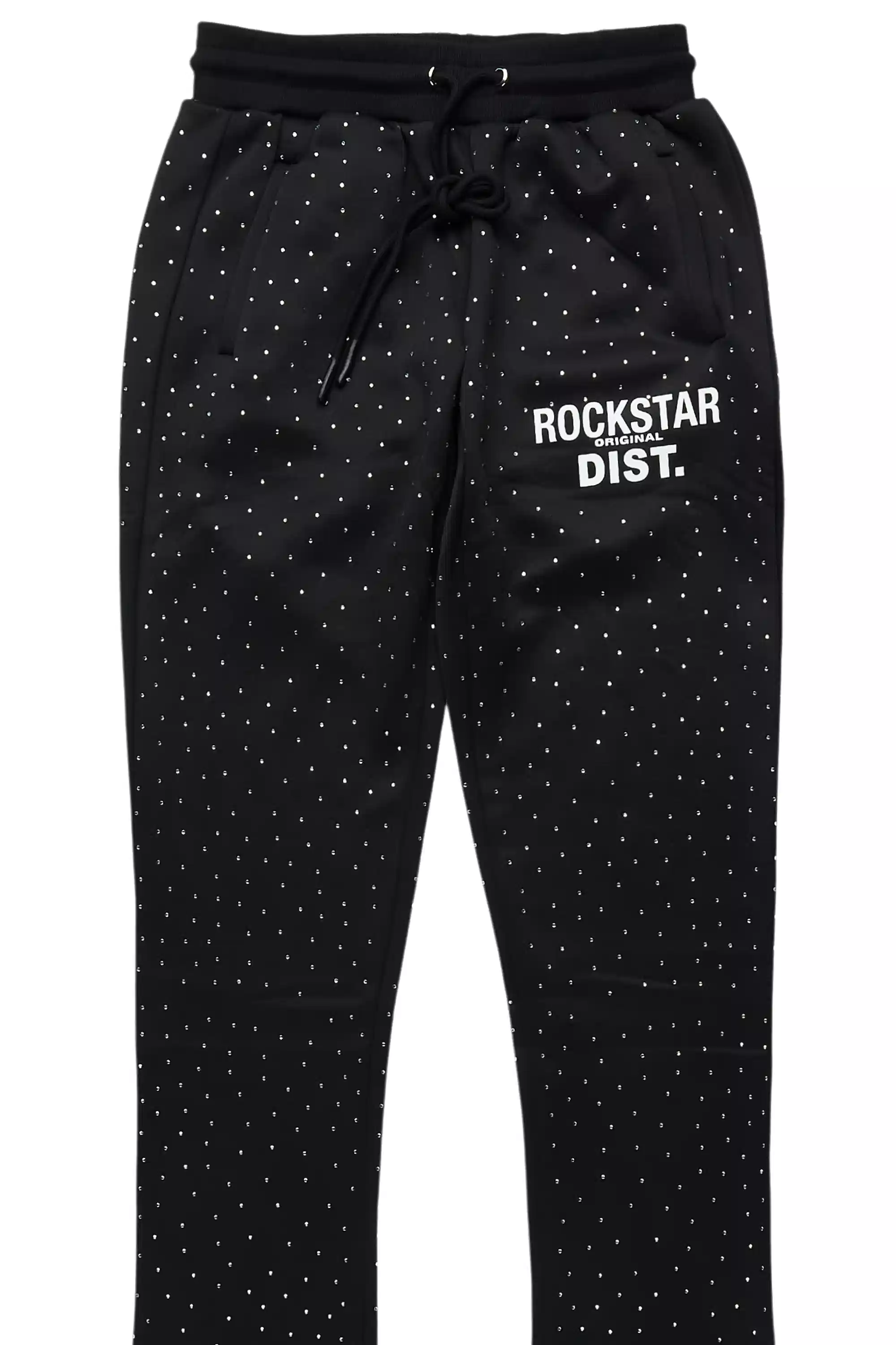 6631-juliana-black-rhinestone-stacked-track-pant-2.webp Juliana Black Rhinestone Stacked Track Pant
