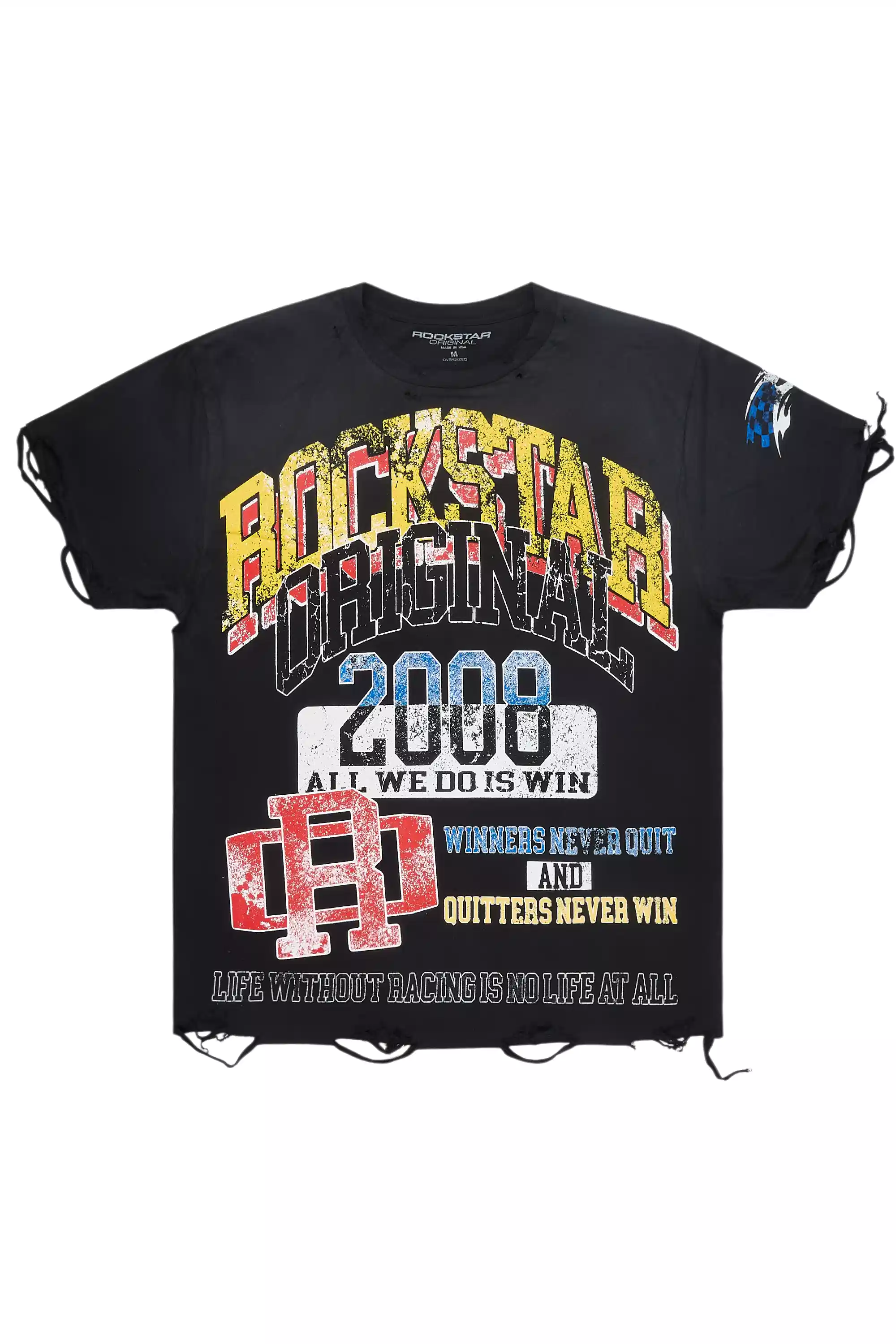 Tamikia Black Oversized T-Shirt