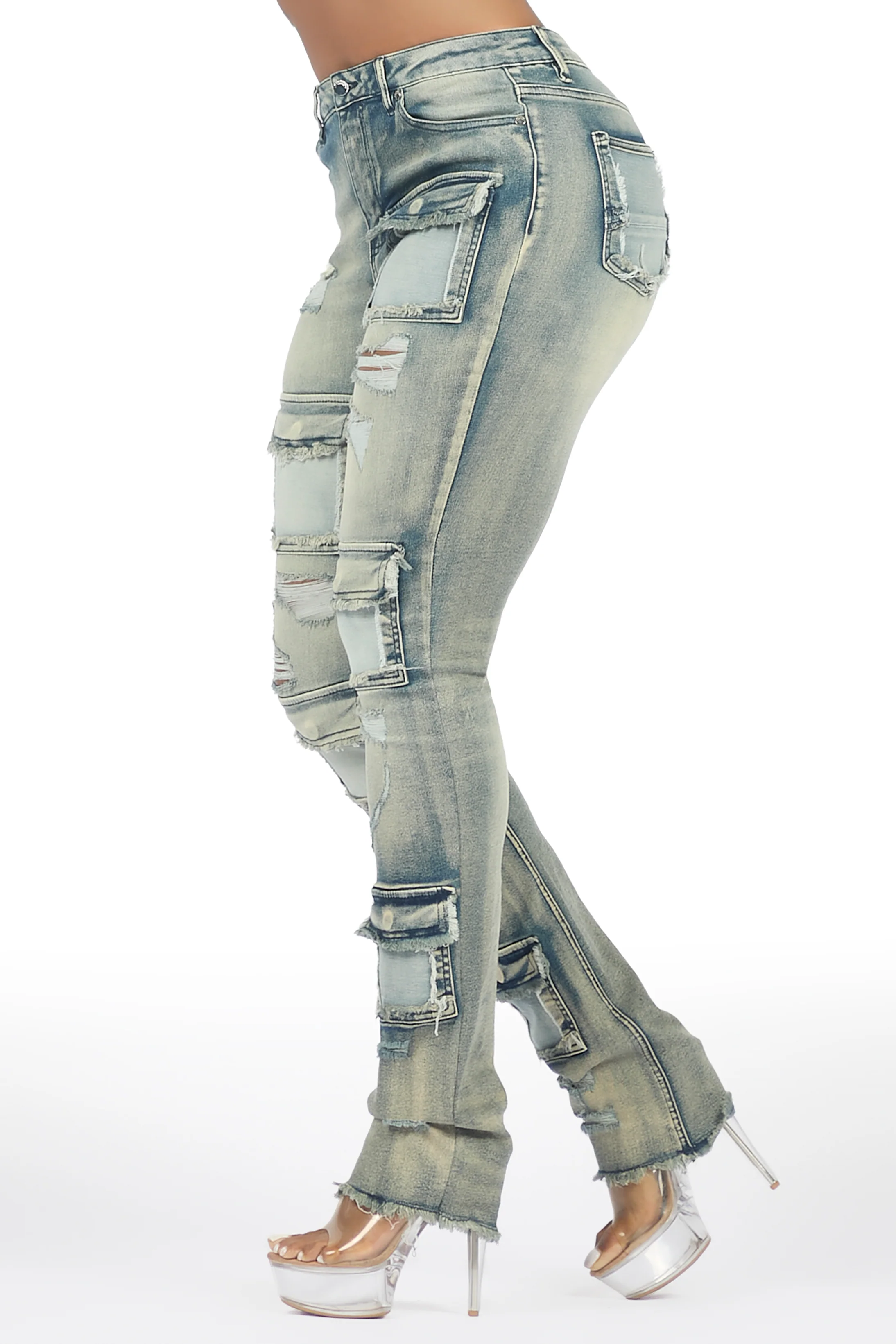 6911-kritisha-tinted-dark-wash-cargo-skinny-jean-5.webp Kritisha Tinted Dark Wash Cargo Skinny Jean
