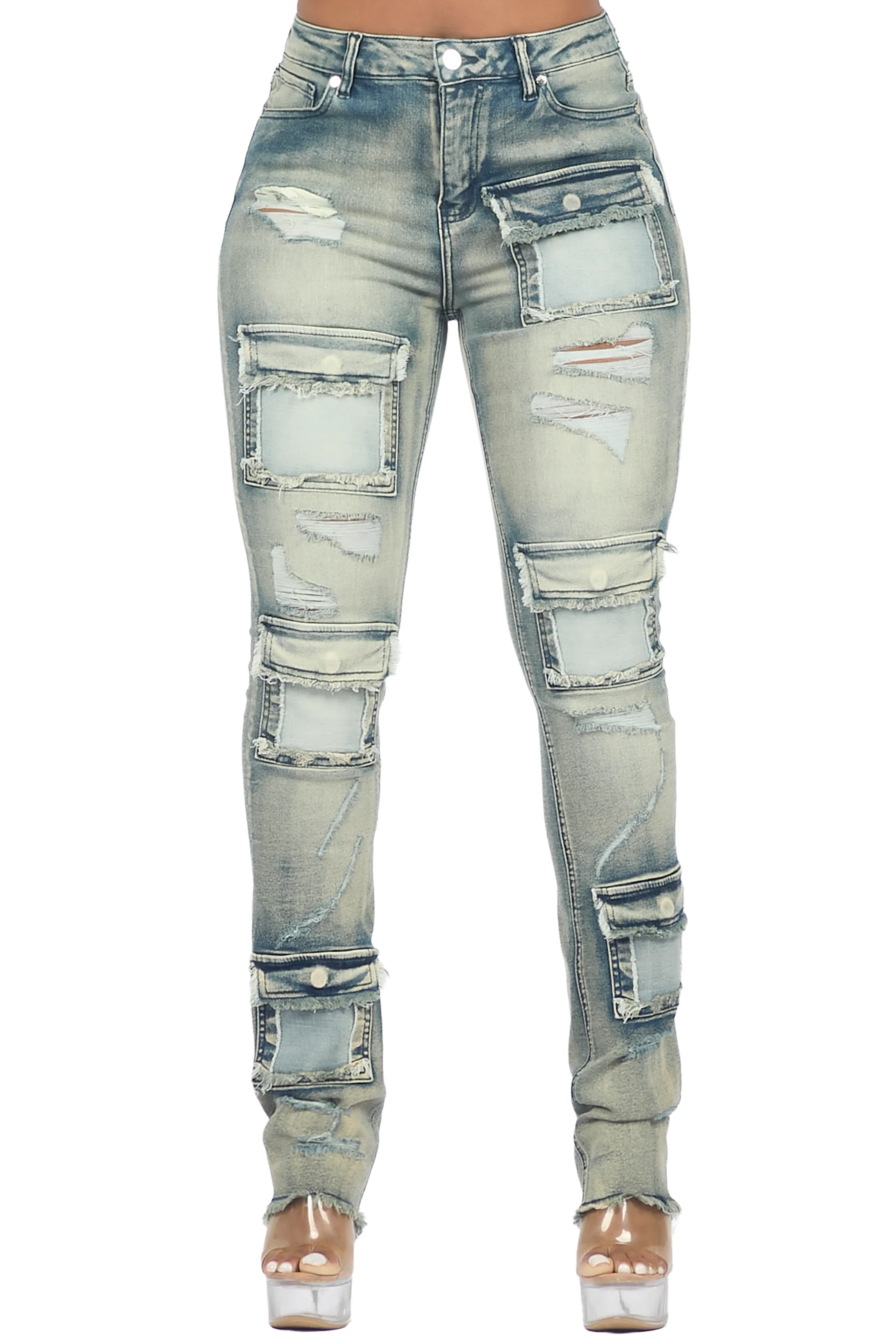 6911-kritisha-tinted-dark-wash-cargo-skinny-jean-6.webp Kritisha Tinted Dark Wash Cargo Skinny Jean