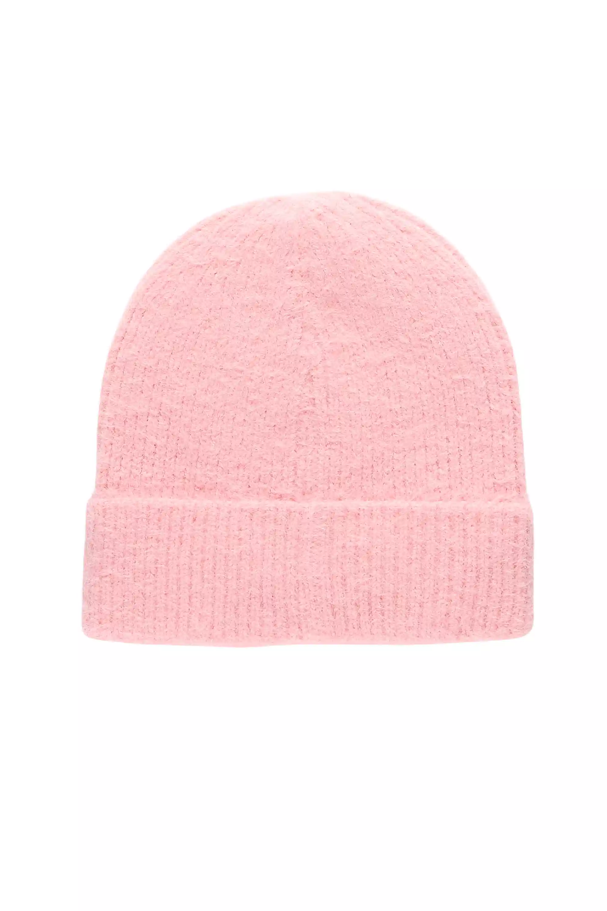 Keonnah Pink Rhinestone Beanie
