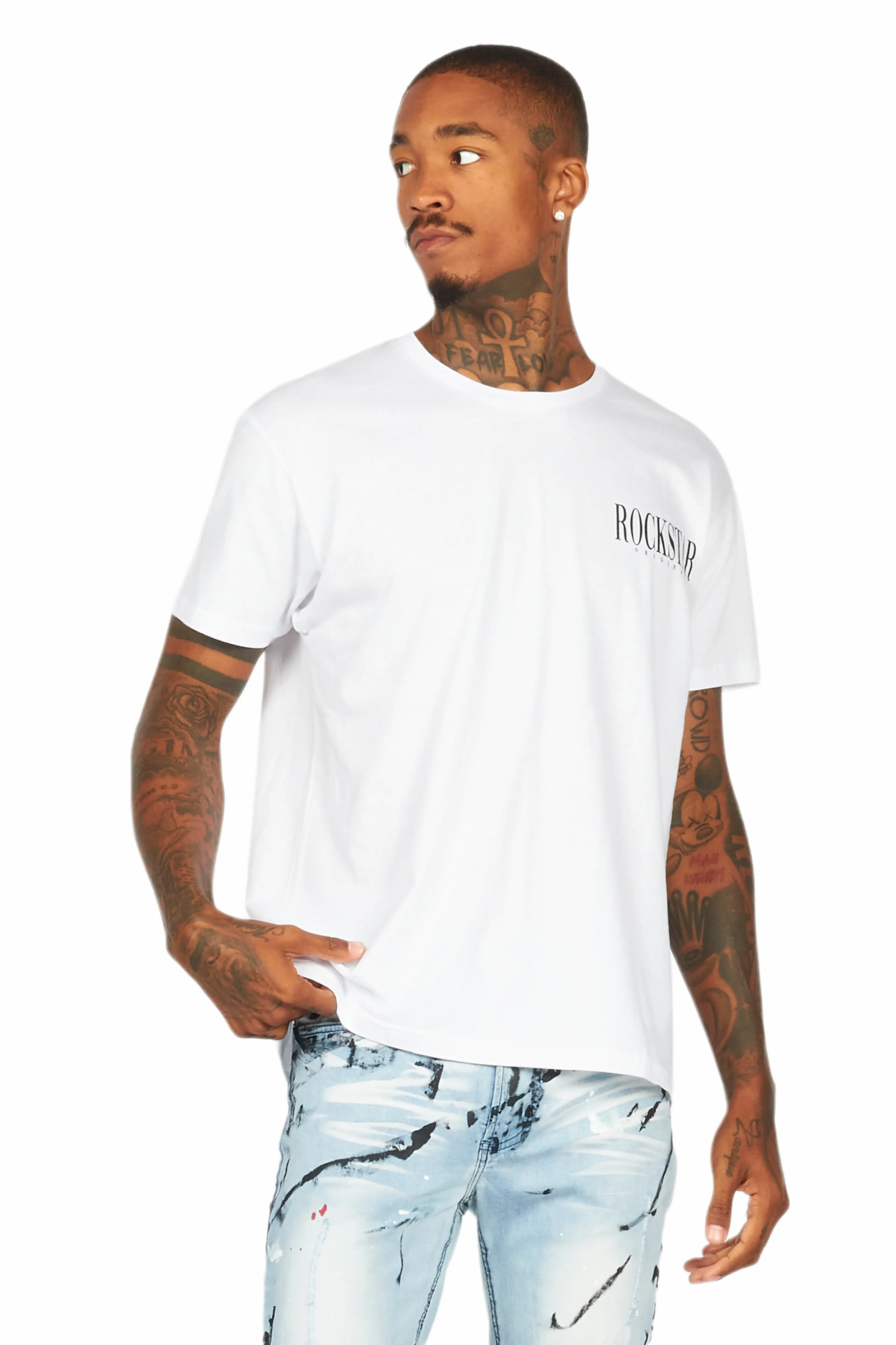 6959-dayte-nite-white-graphic-t-shirt-3.webp Dayte Nite White Graphic T-Shirt