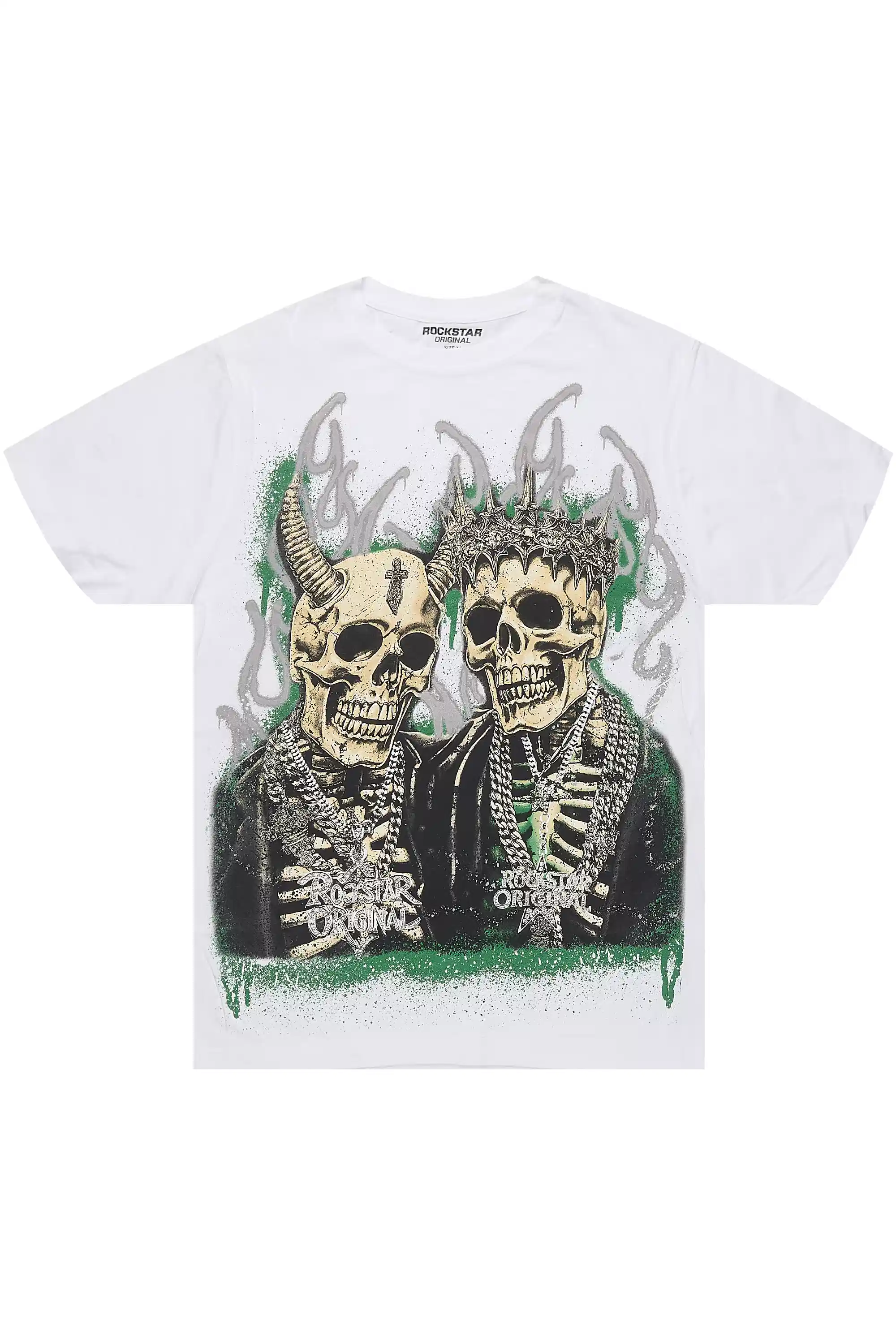 Kingston White Graphic T-Shirt