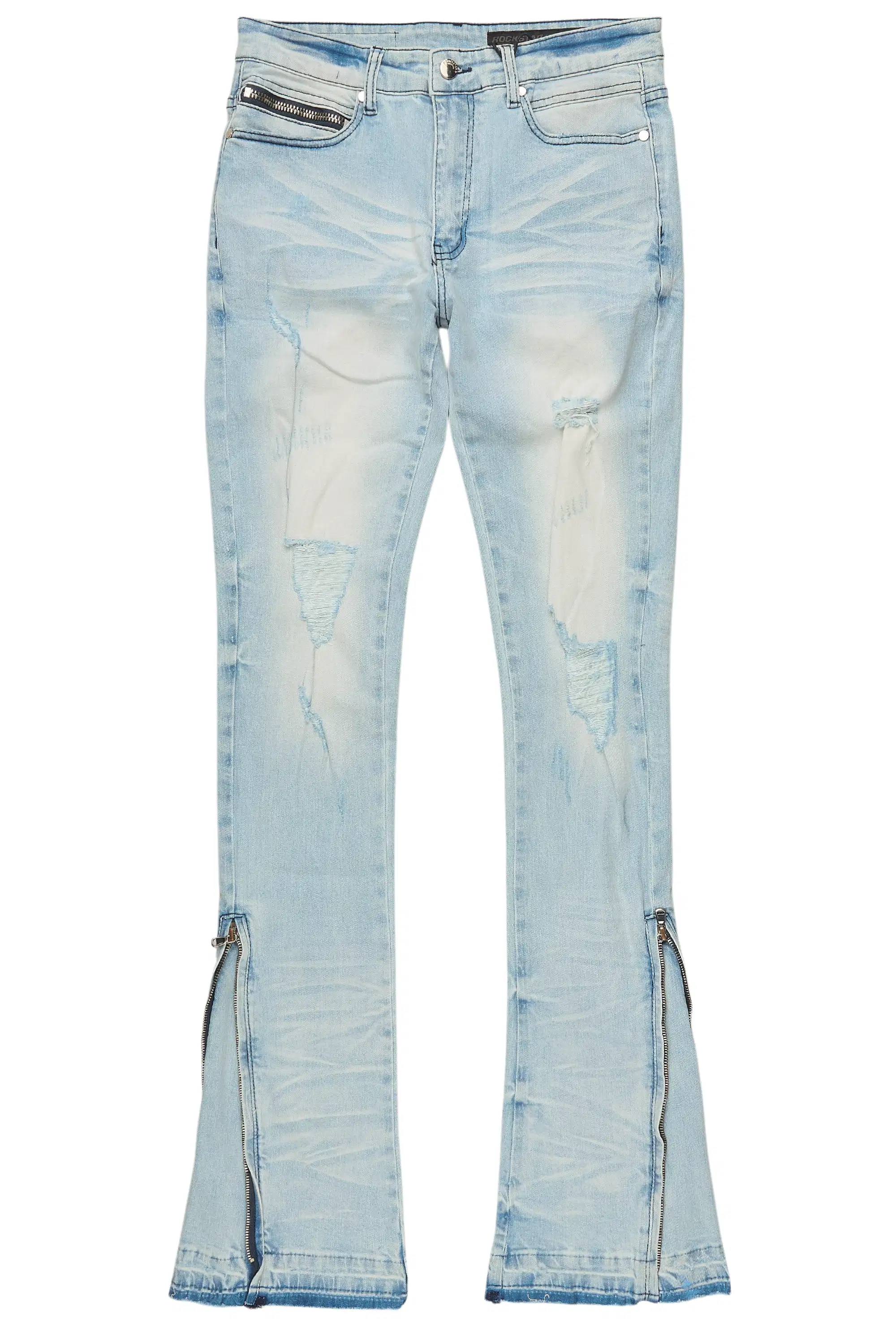7042-jaymes-light-blue-stacked-flare-jean-2.webp Jaymes Light Blue Stacked Flare Jean