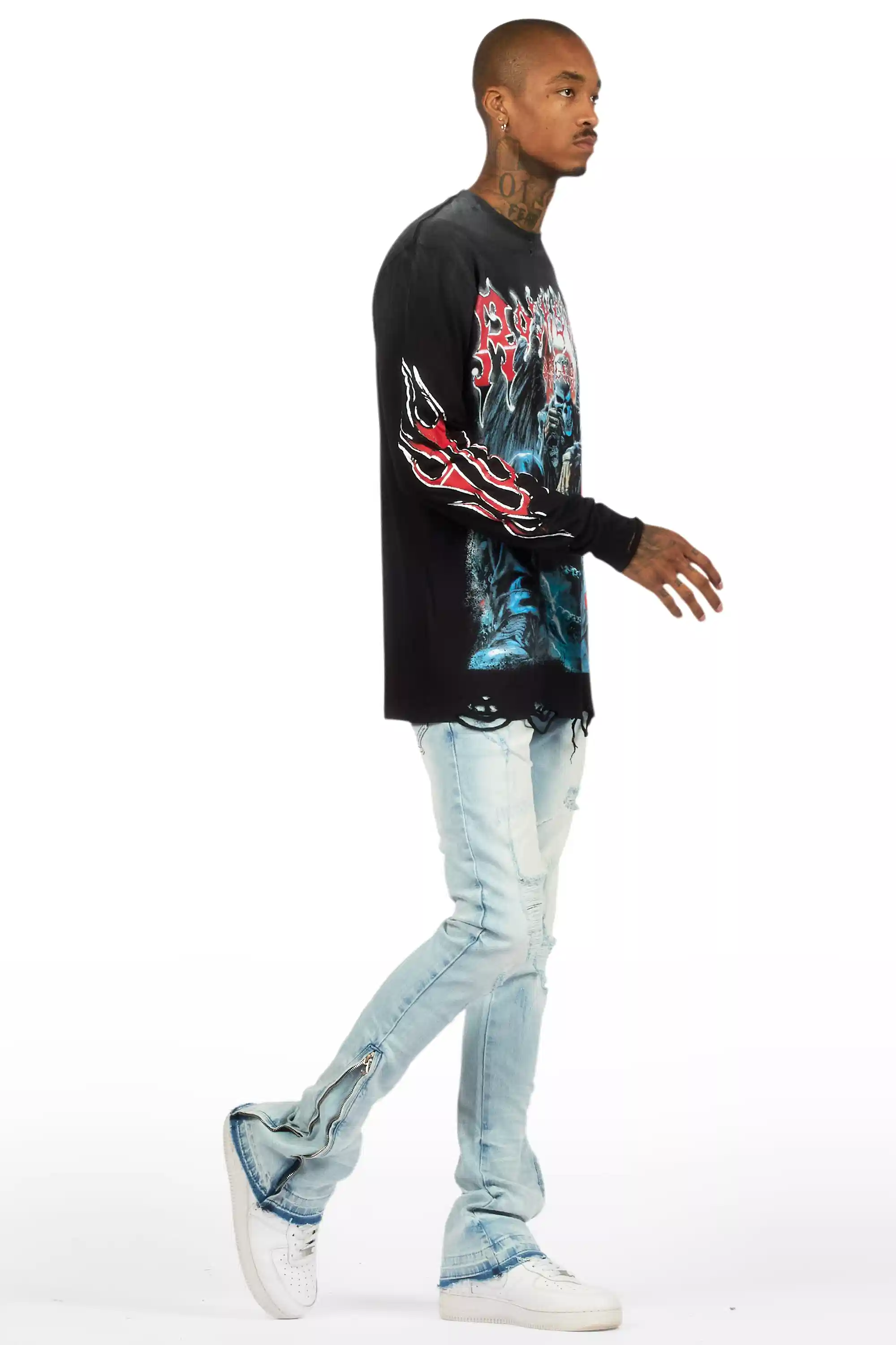7042-jaymes-light-blue-stacked-flare-jean-4.webp Jaymes Light Blue Stacked Flare Jean