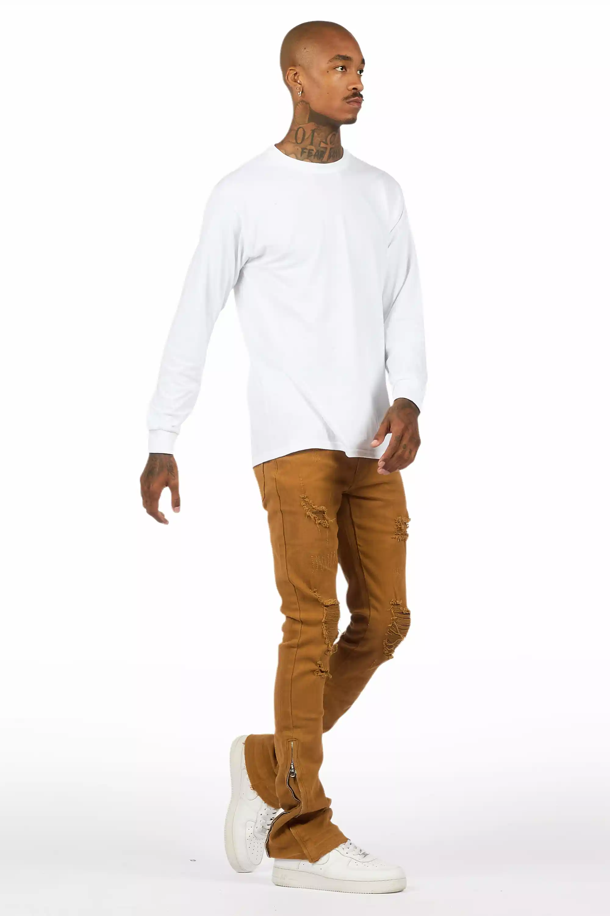 7071-jaymes-beige-stacked-flare-jean-5.webp Jaymes Beige Stacked Flare Jean