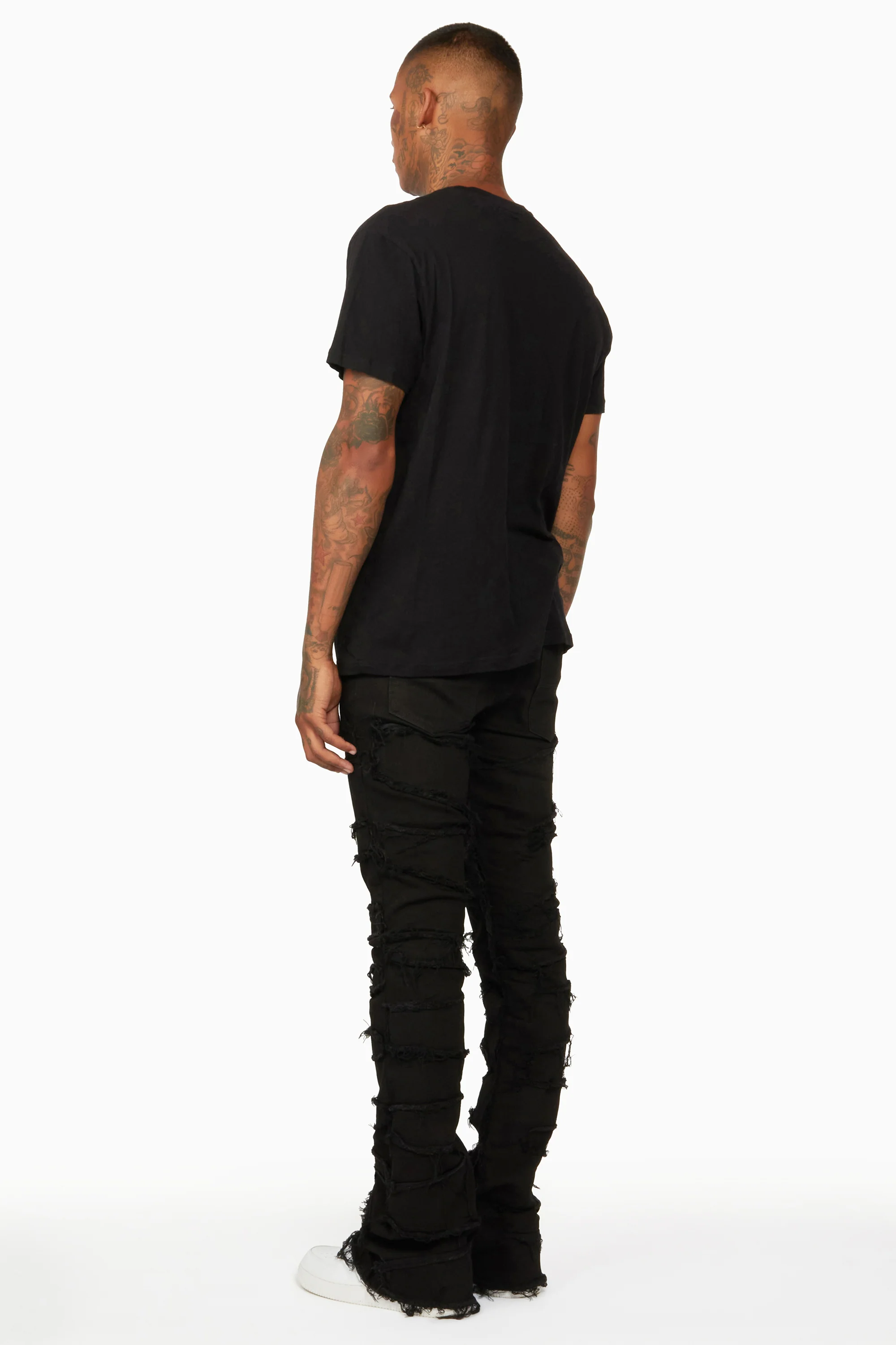 7089-shake-black-stacked-flare-jean-14.webp Shake Black Stacked Flare Jean