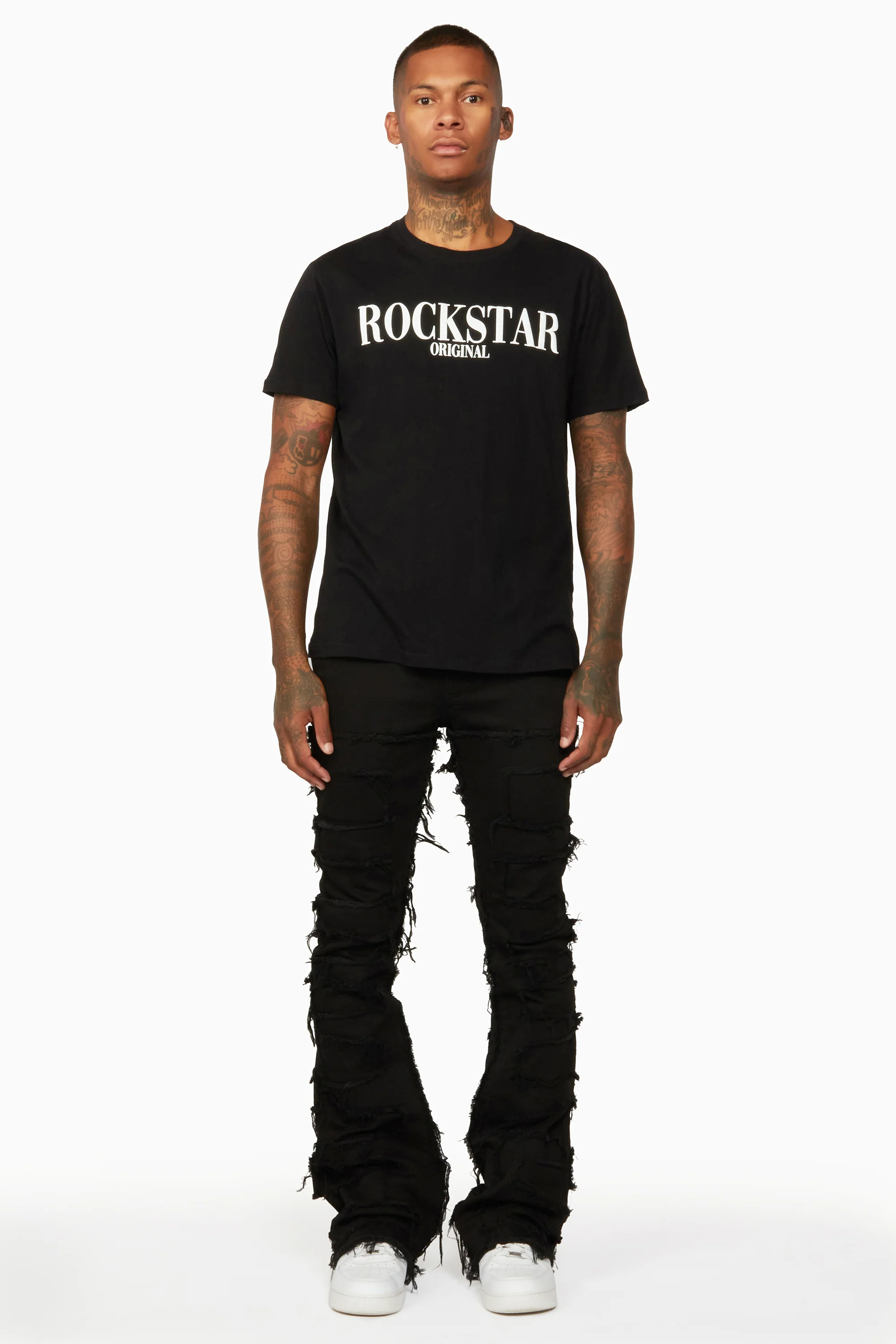 7089-shake-black-stacked-flare-jean-9.webp Shake Black Stacked Flare Jean