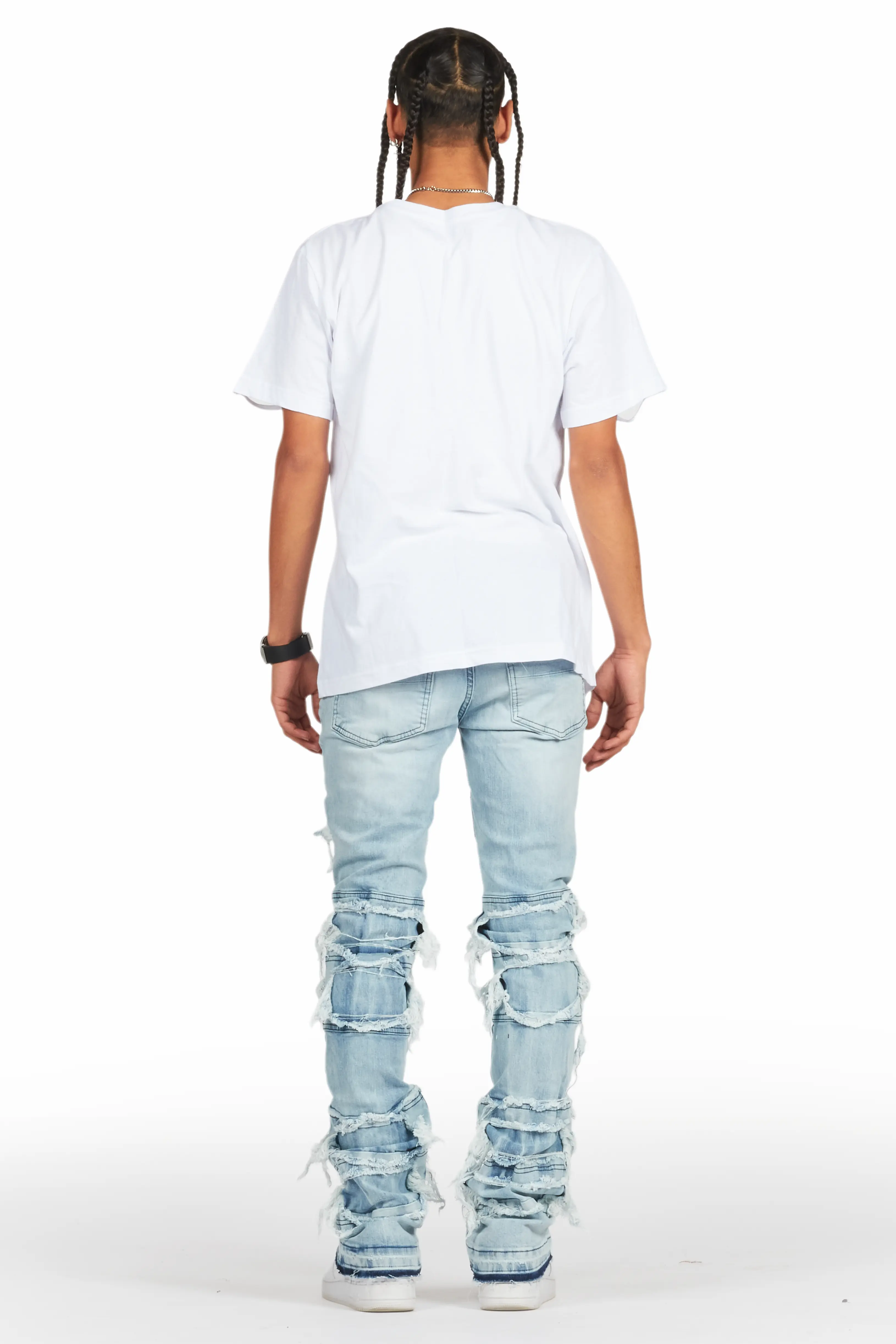 7119-vasco-light-blue-stacked-flare-jean-5.webp Vasco Light Blue Stacked Flare Jean