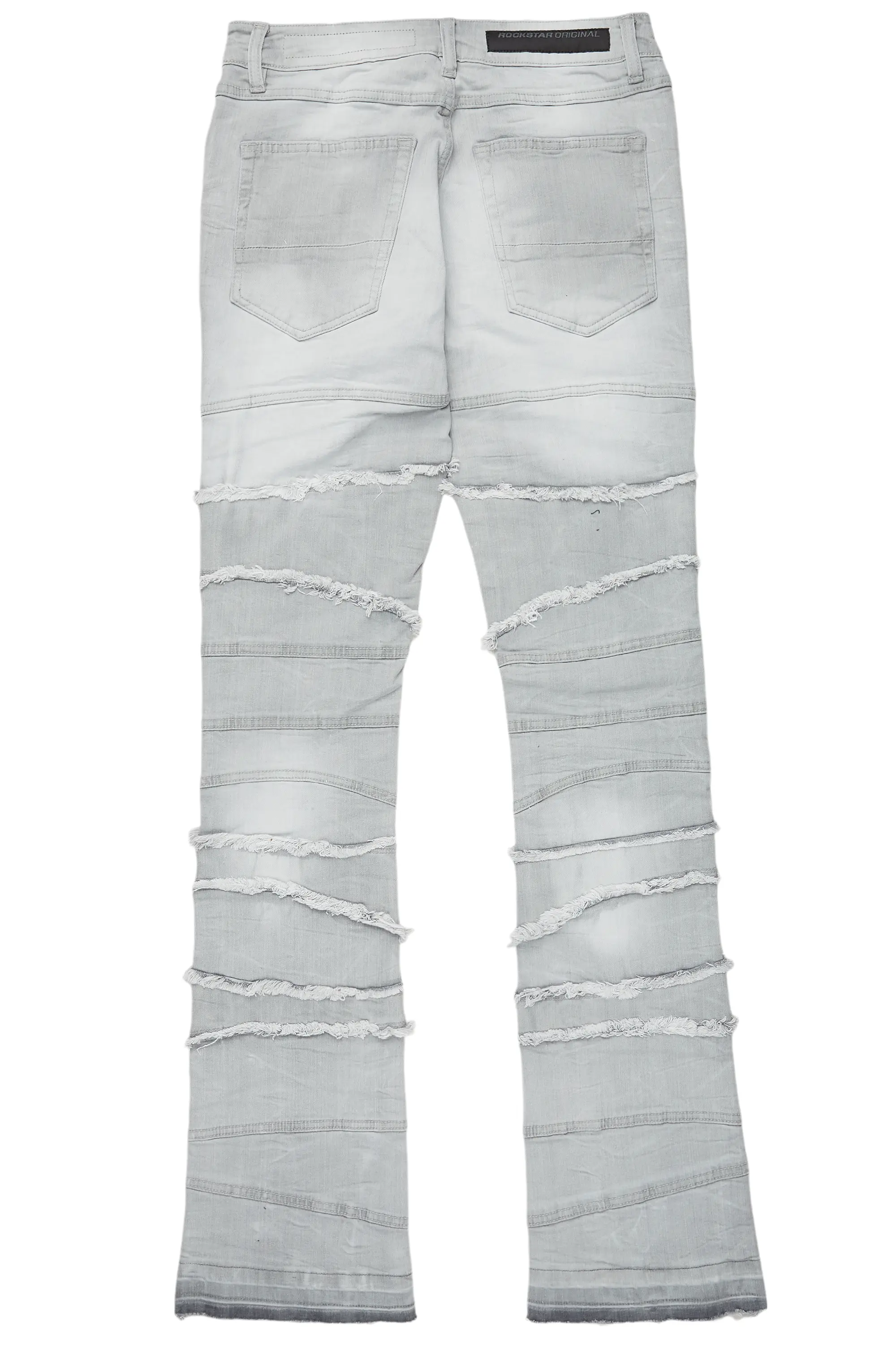 7184-franko-light-grey-stacked-flare-jean-7.webp Franko Light Grey Stacked Flare Jean