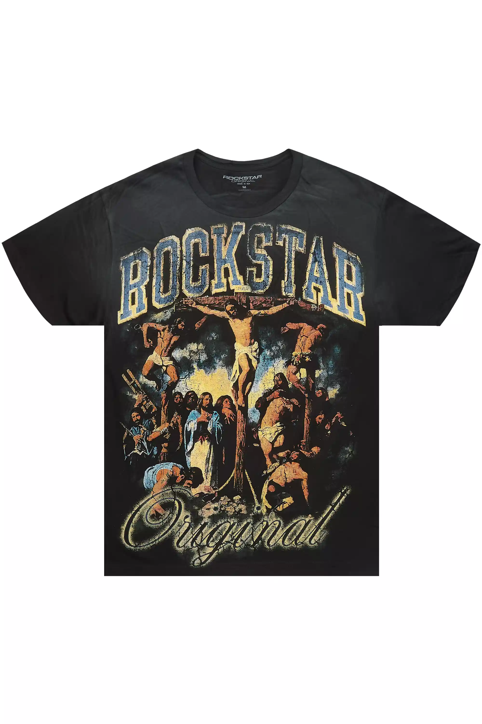 Waller Black Oversized Graphic T-Shirt