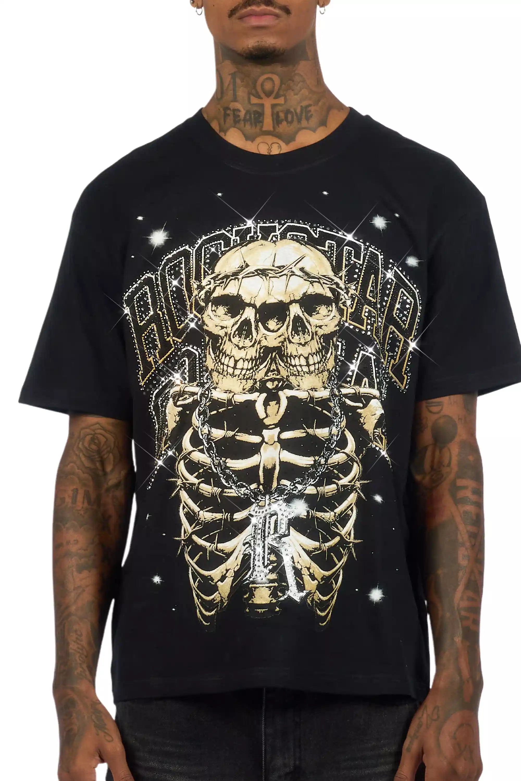 7278-krock-black-graphic-rhinestone-t-shirt-7.jpg Krock Black Graphic Rhinestone T-Shirt