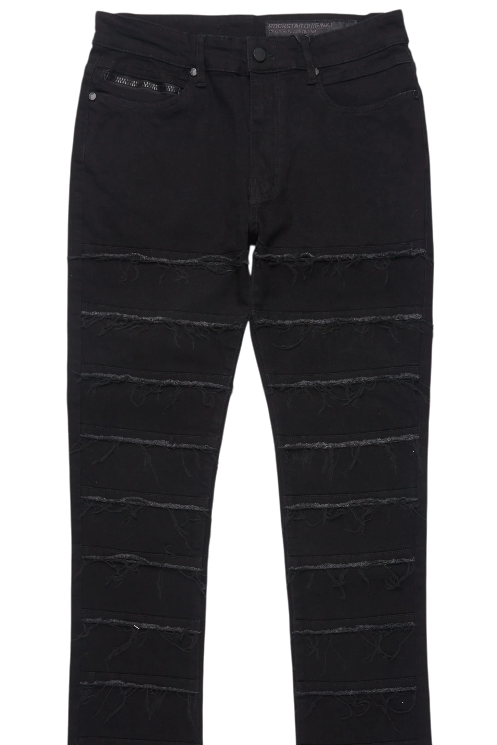 7286-waylon-jet-black-stacked-flare-jean-3.webp Waylon Jet Black Stacked Flare Jean