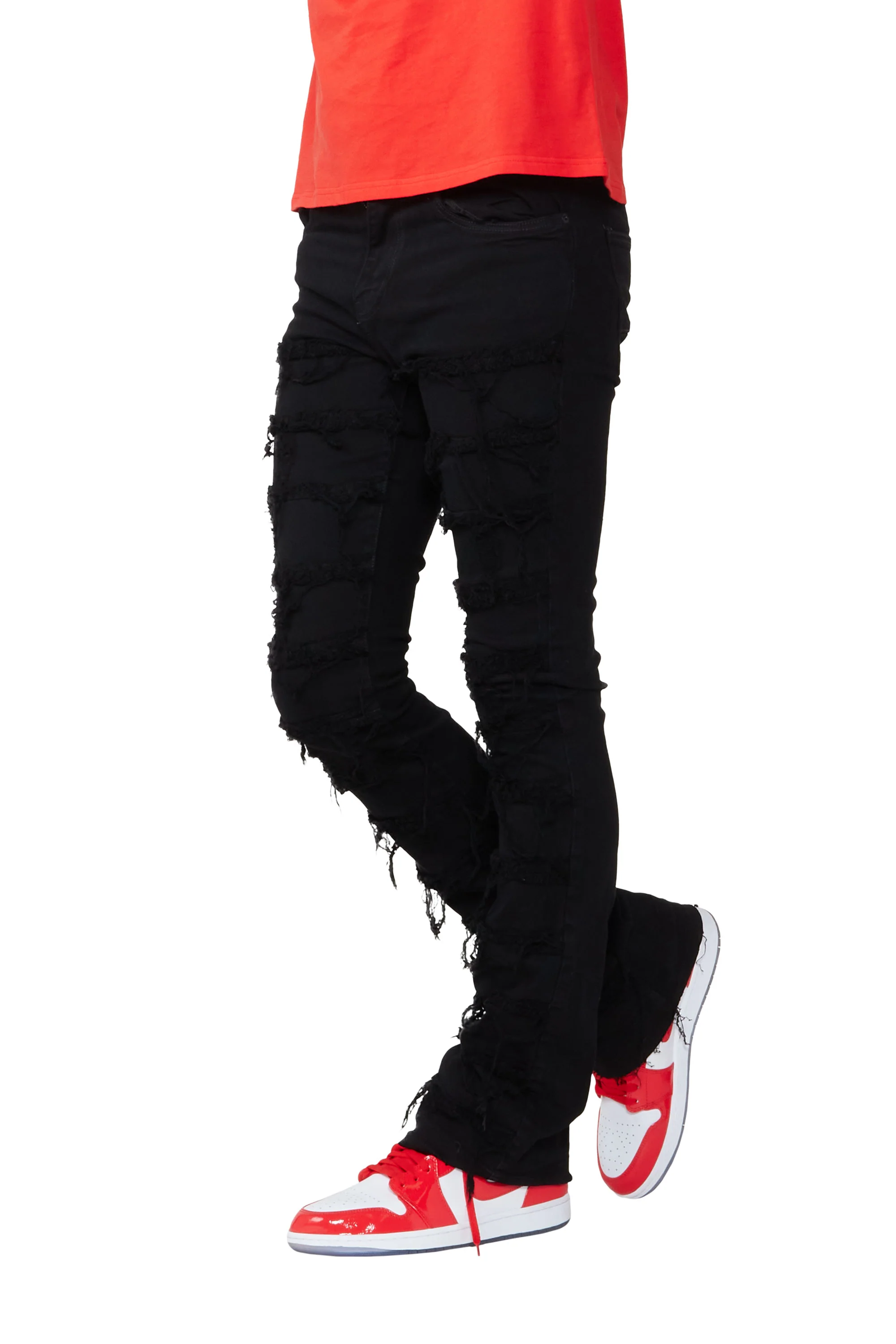 7286-waylon-jet-black-stacked-flare-jean-5.webp Waylon Jet Black Stacked Flare Jean