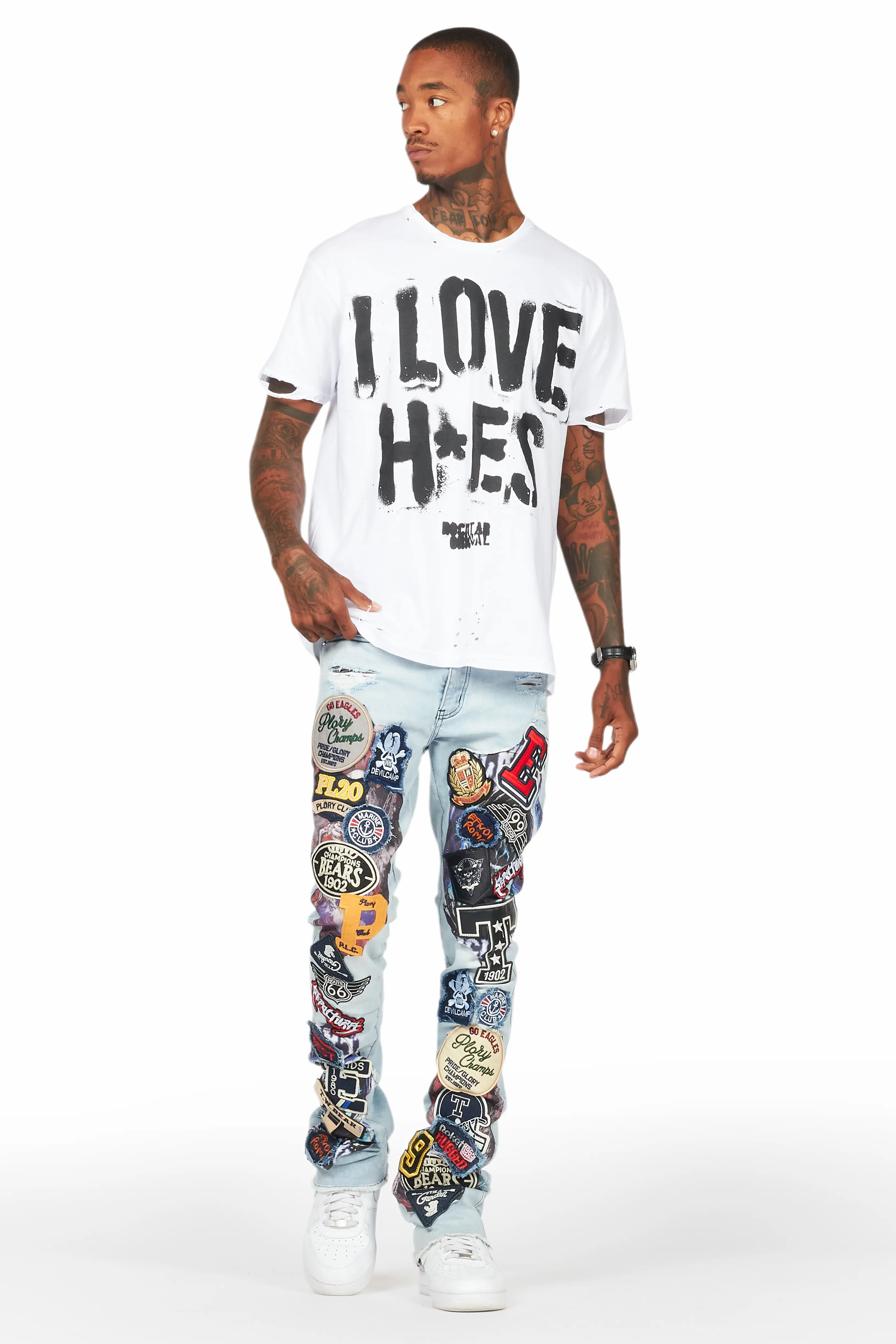 Banyan White Graphic Oversized T-Shirt