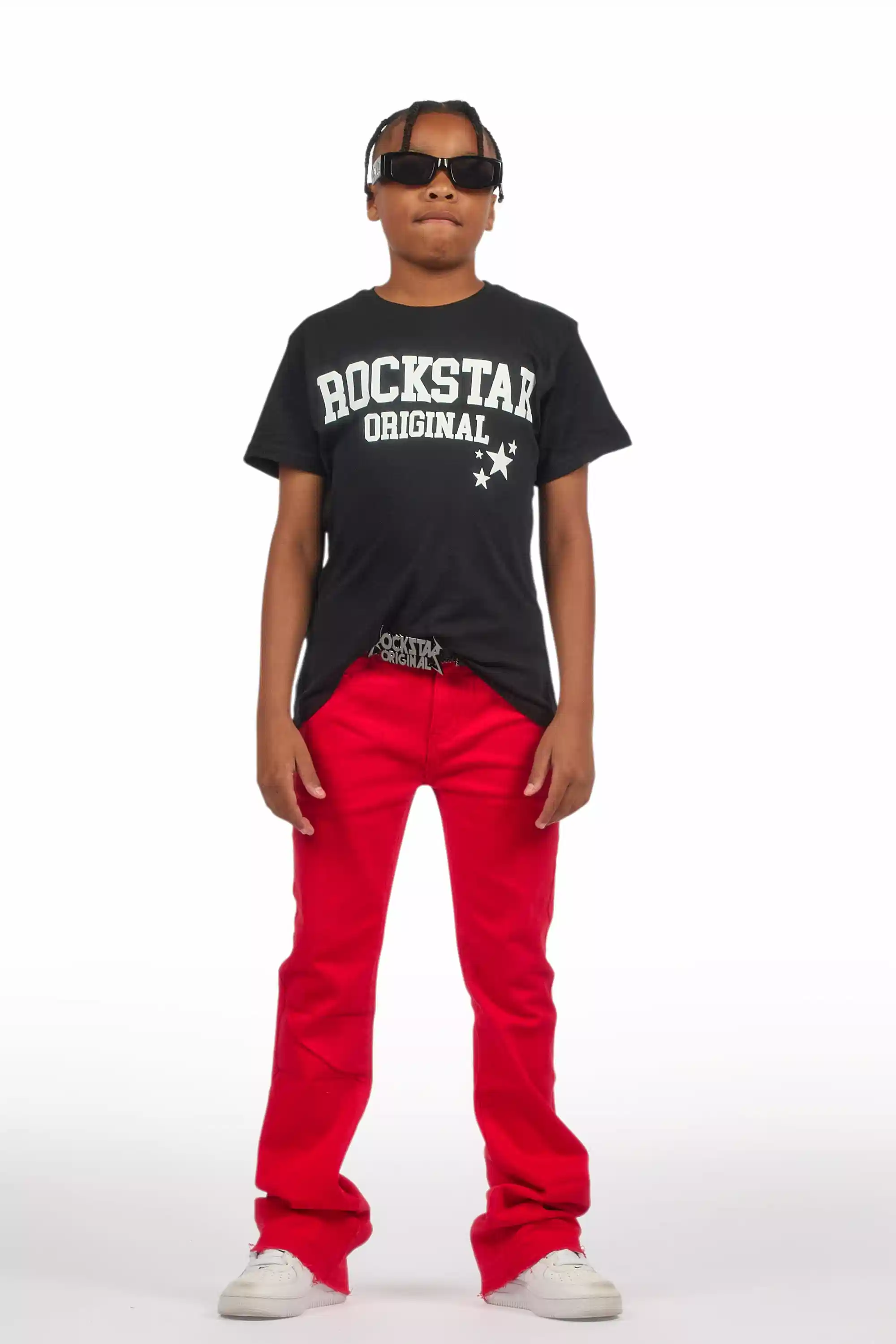 752-boys-dag-red-stacked-flare-jean-3.webp Boys Dag Red Stacked Flare Jean
