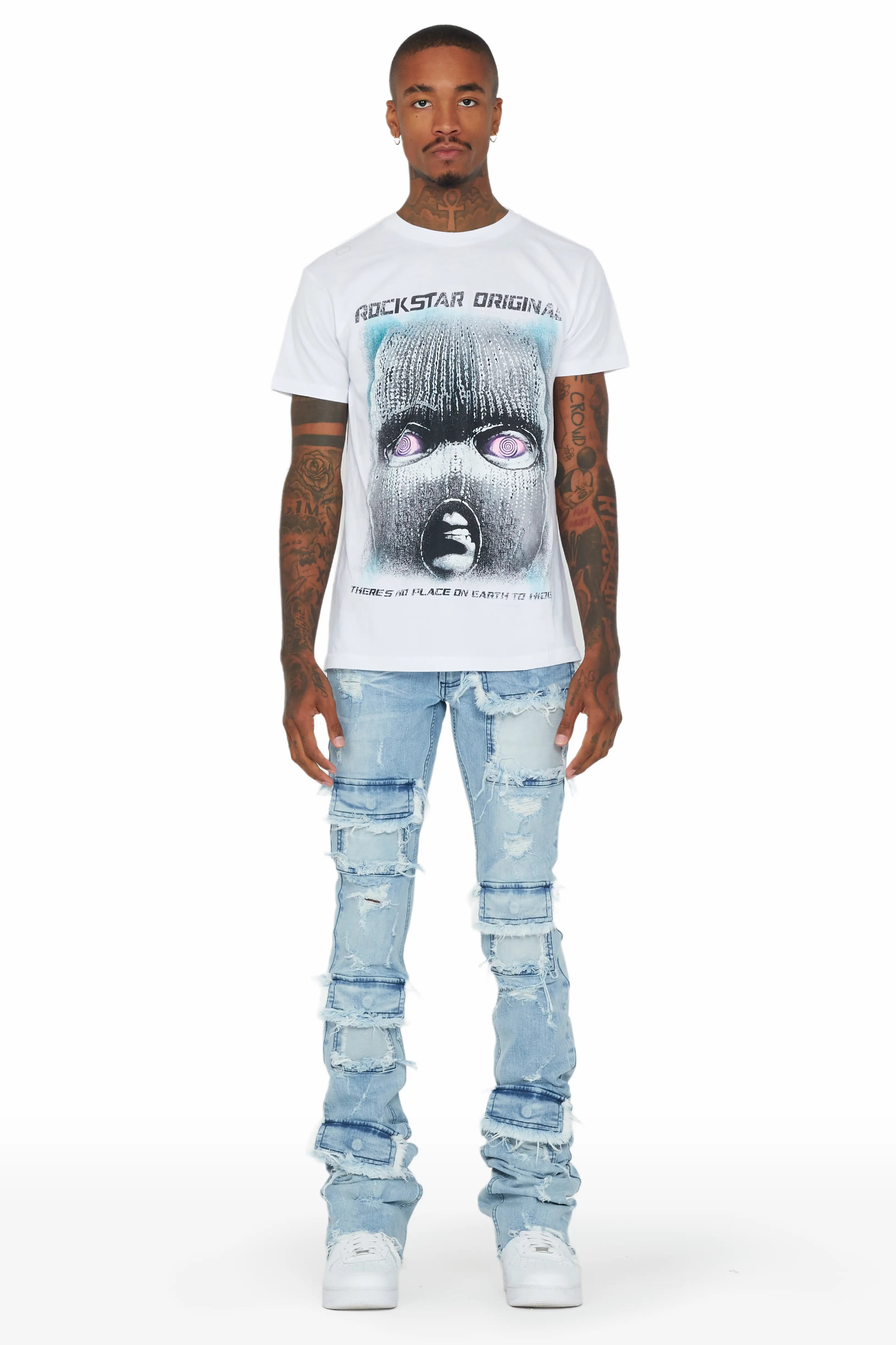 7555-petrus-blue-super-stacked-flare-jean-3.jpg Petrus Blue Super Stacked Flare Jean