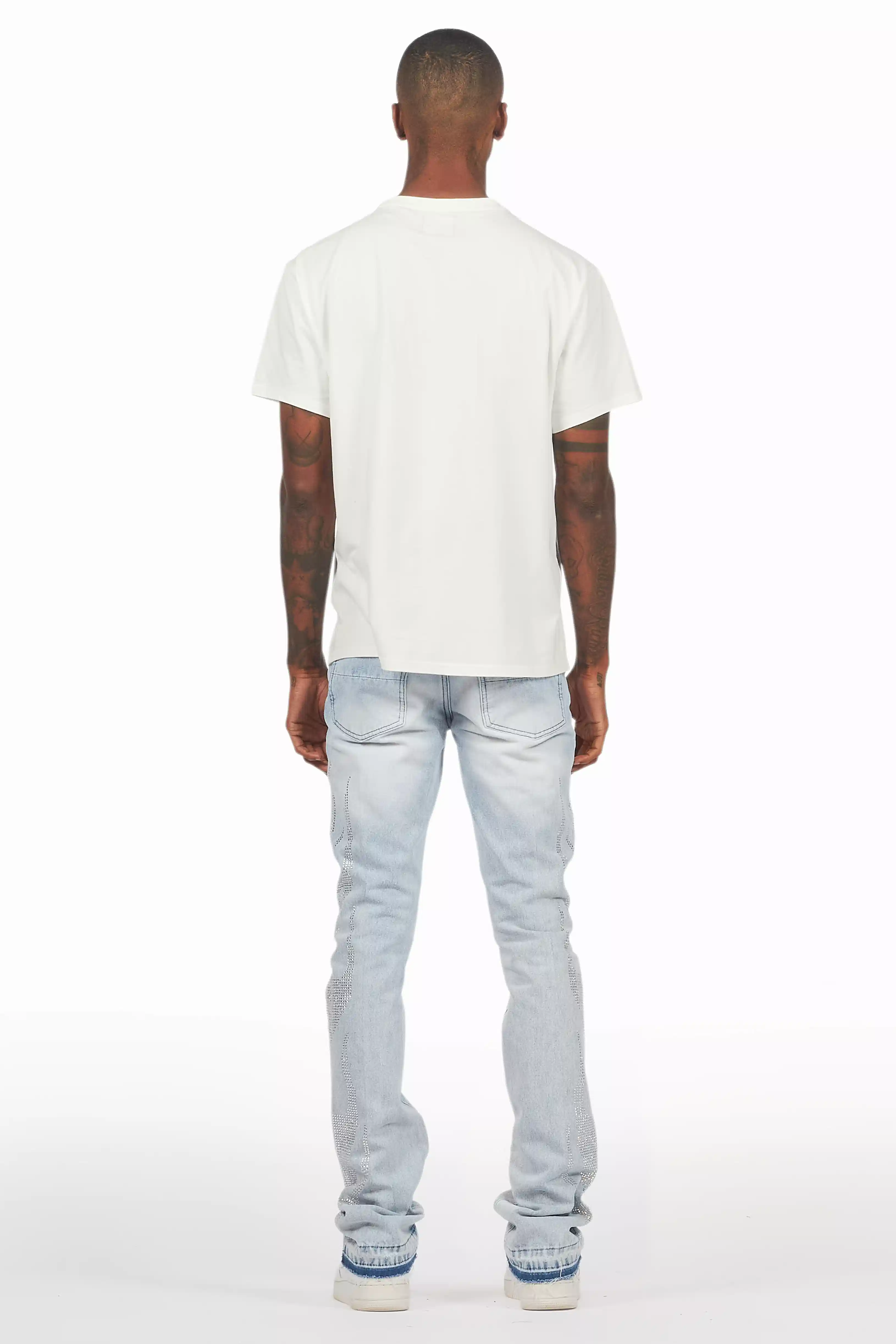 7666-jian-light-blue-rhinestone-stacked-flare-jean-6.webp Jian Light Blue Rhinestone Stacked Flare Jean