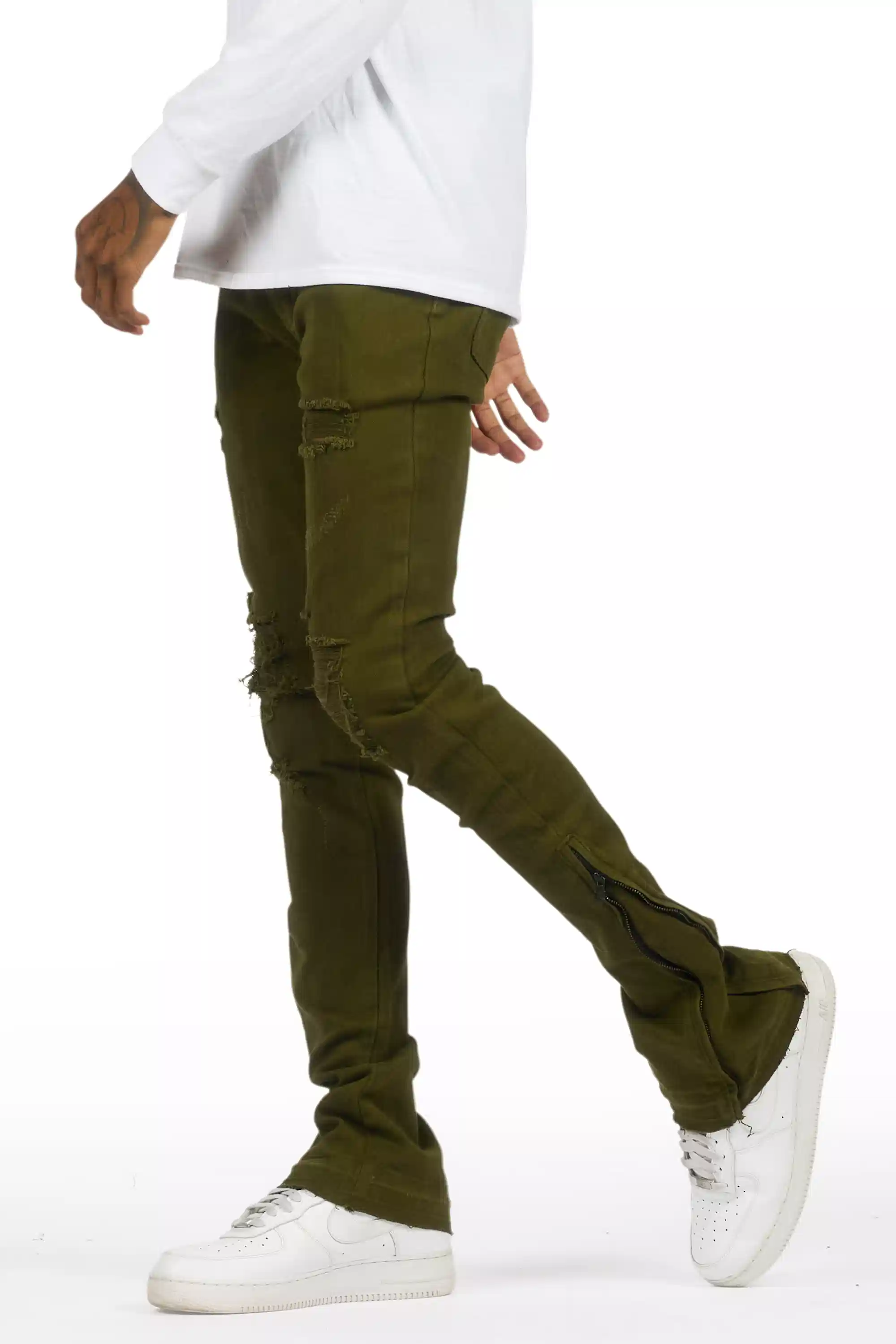 7676-jaymes-olive-stacked-flare-jean-7.webp Jaymes Olive Stacked Flare Jean