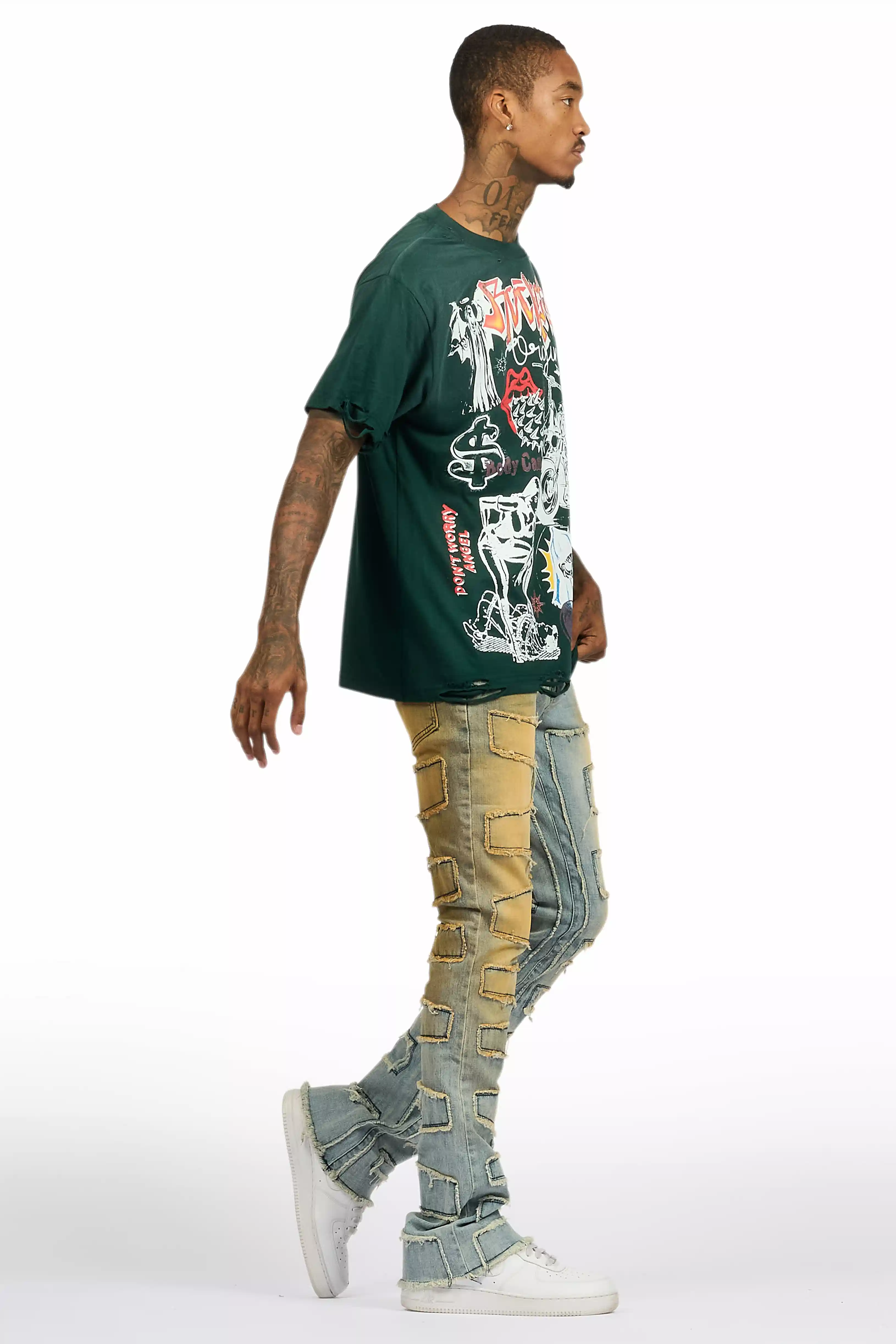 7749-shake-dirty-blue-stacked-flare-jean-5.webp Shake Dirty Blue Stacked Flare Jean